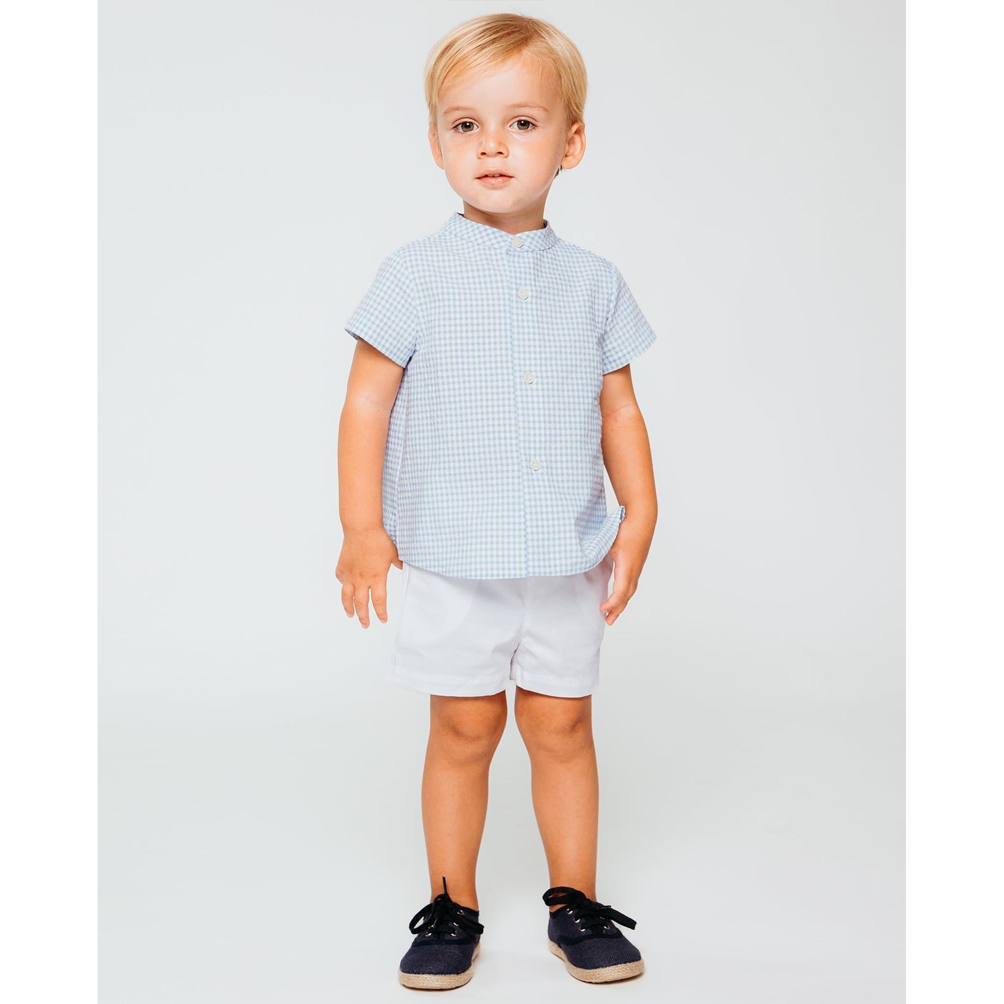 Gingham Baby Short Set