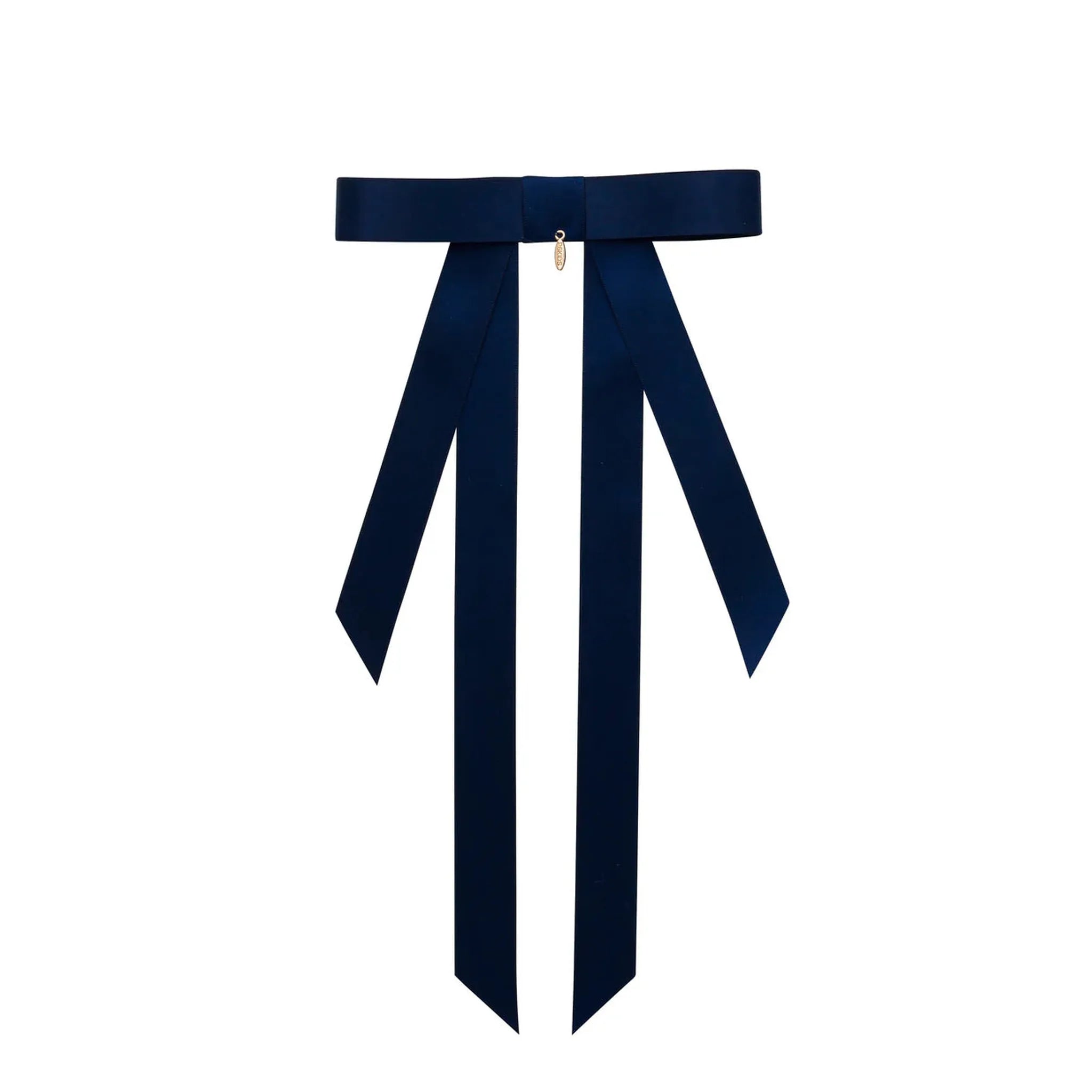 Piper Bow Long Satin Clip