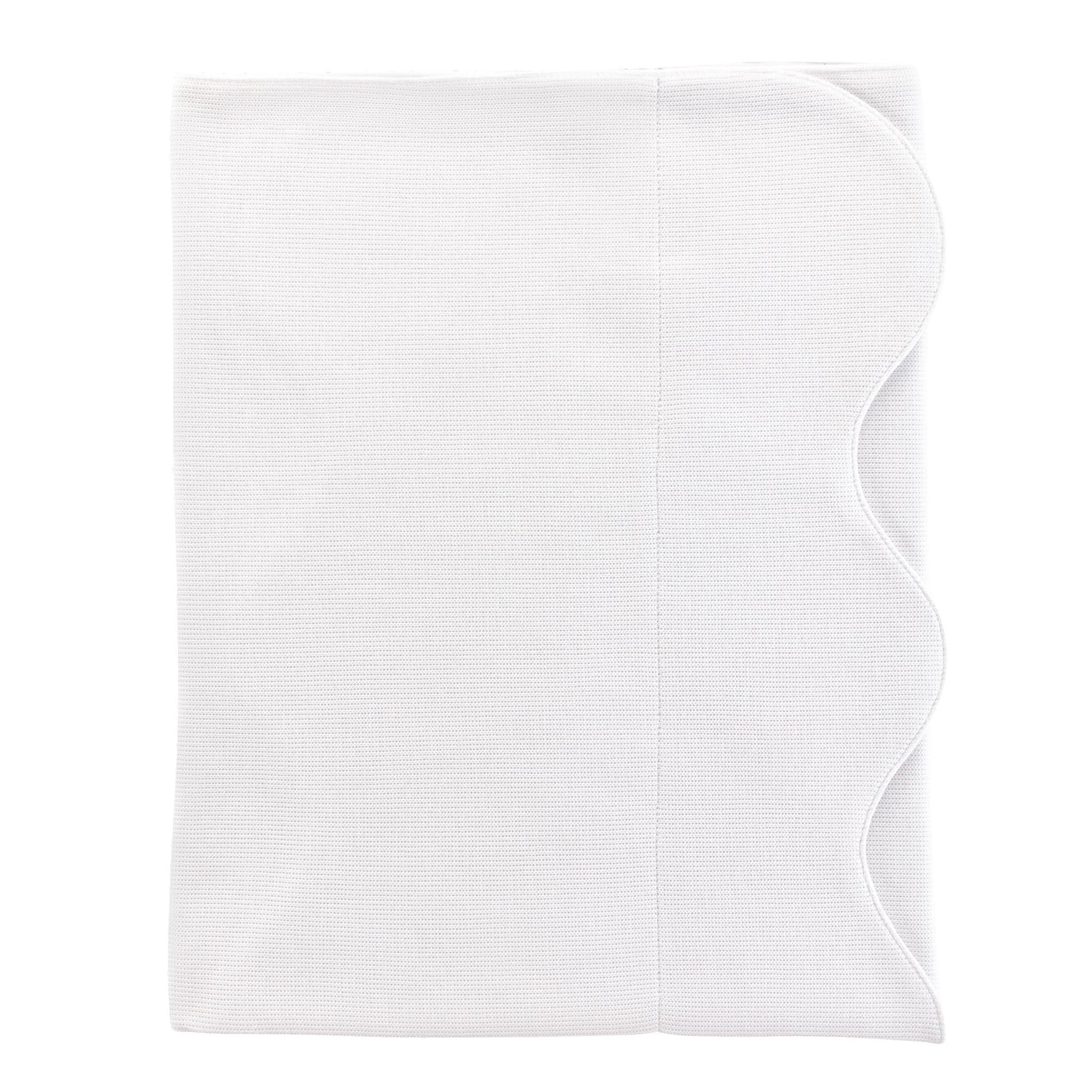 english knot scallop blanket