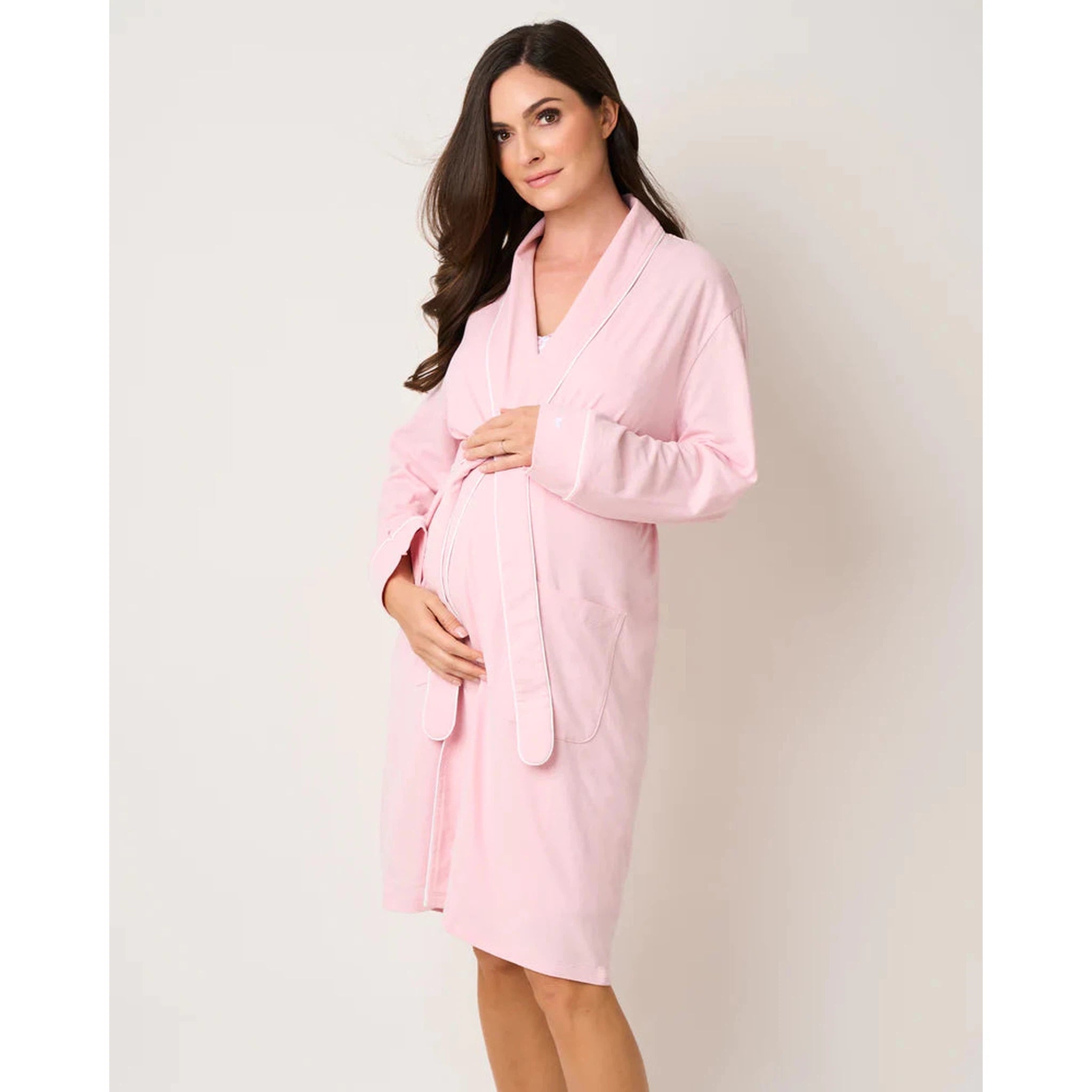 Luxe Pima Pink Robe