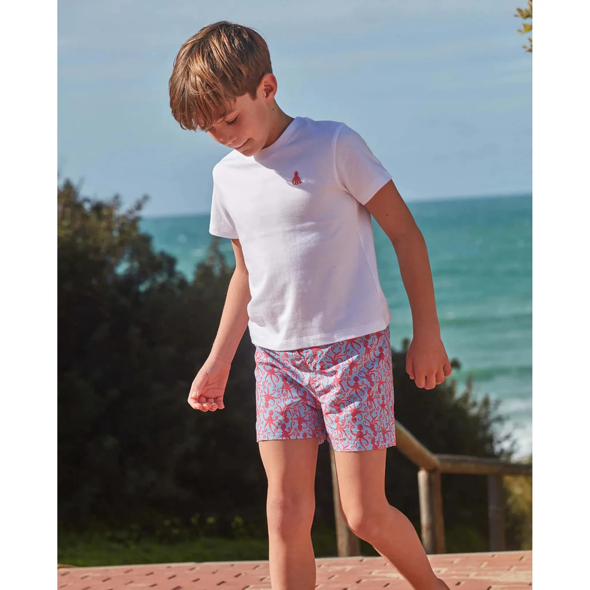 Traje de Baño con Estampado Pulpos