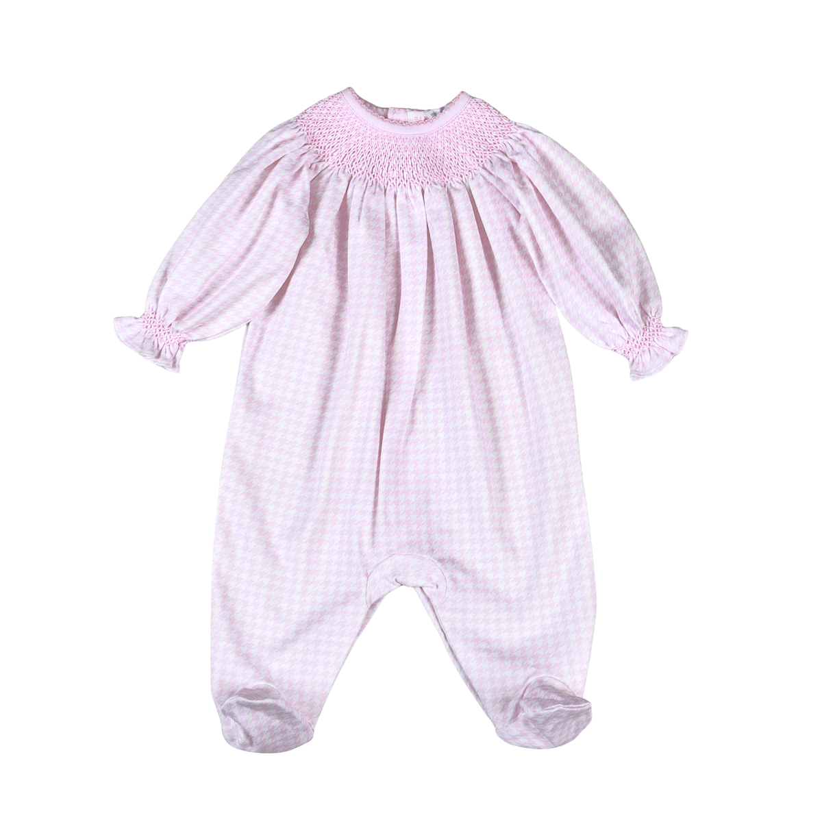 Susie Smocked Bishop Footie