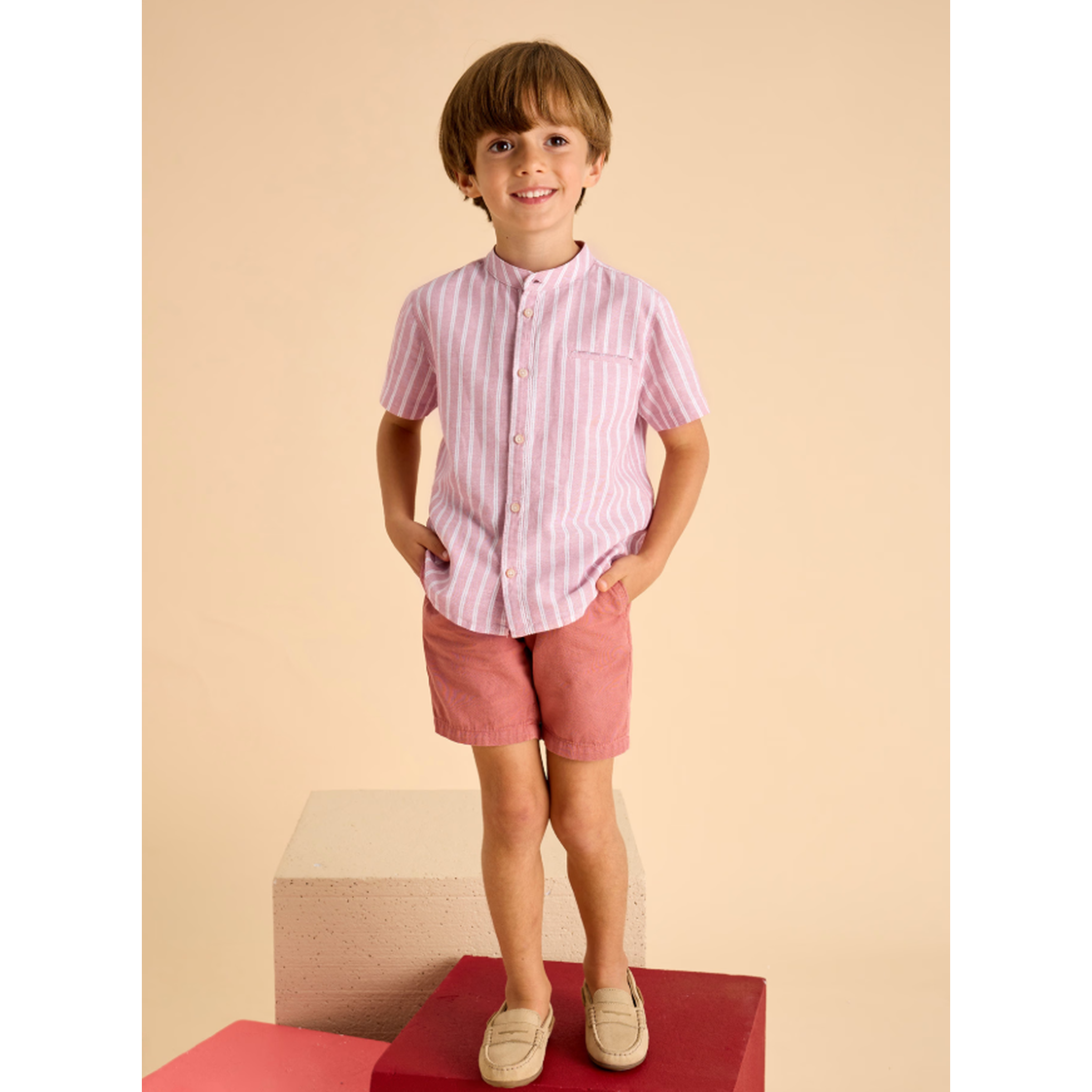 Guava Linen Short Set