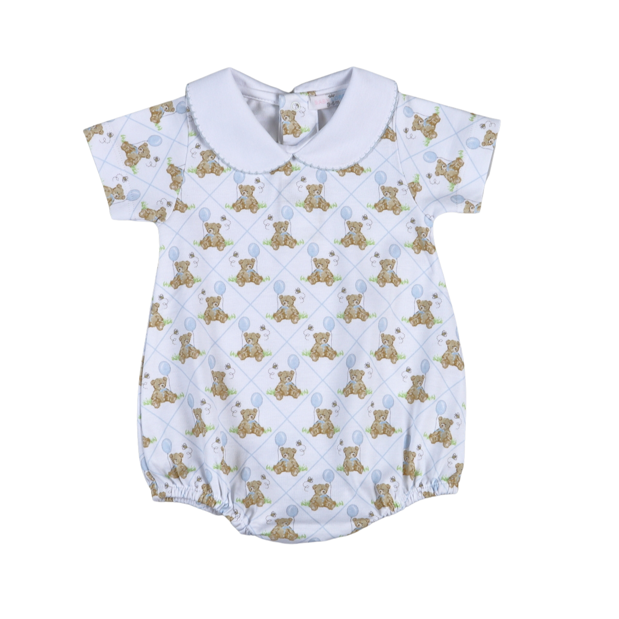 Teddy Bear Blue Bubble