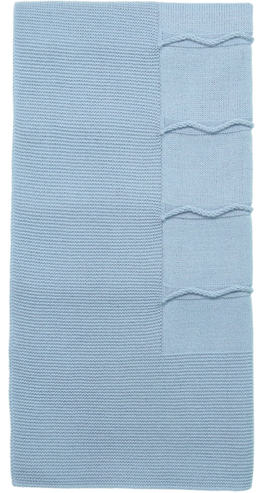 Trim Knitted Blanket - Several Colors