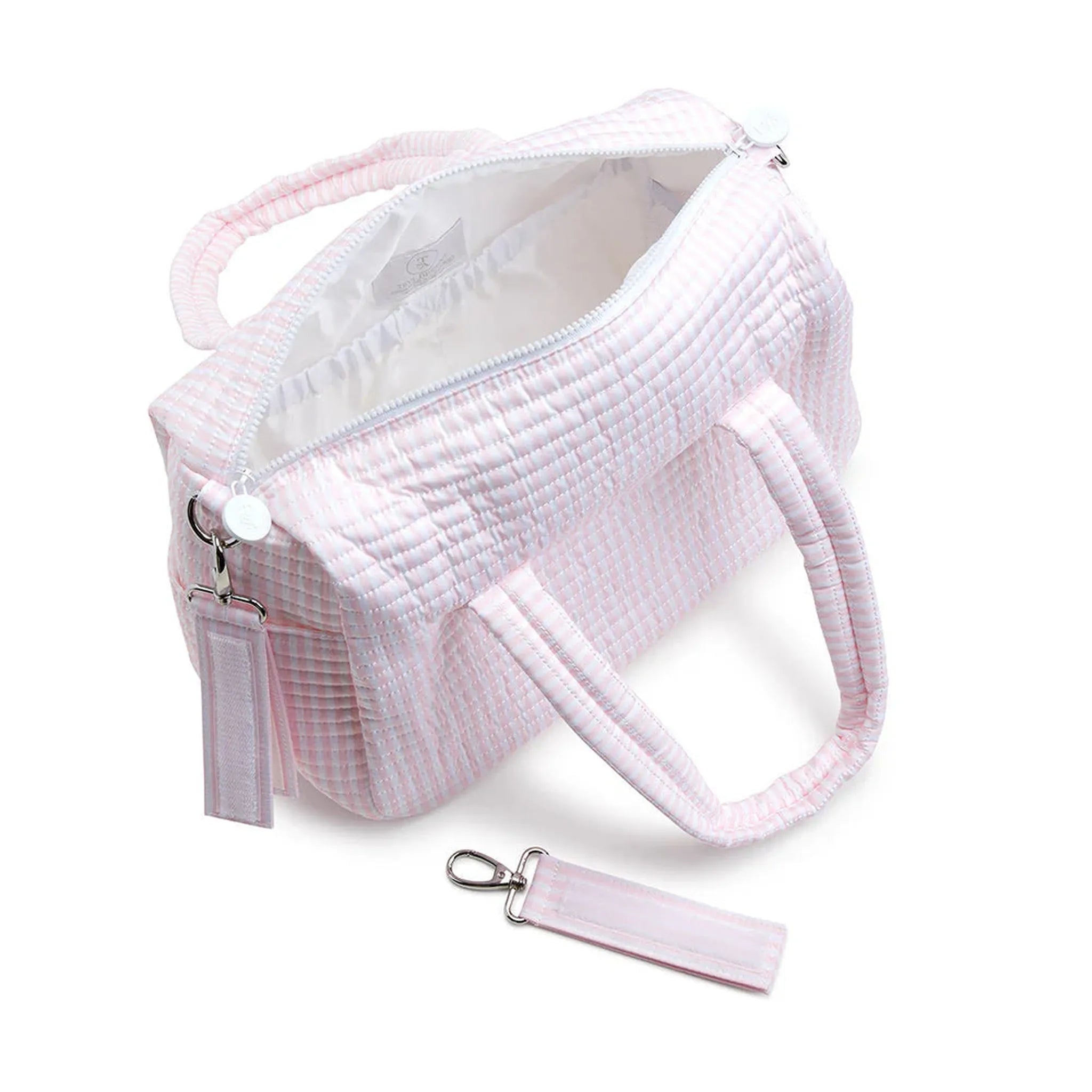Quilted Stroller Bag - Woodland Pink