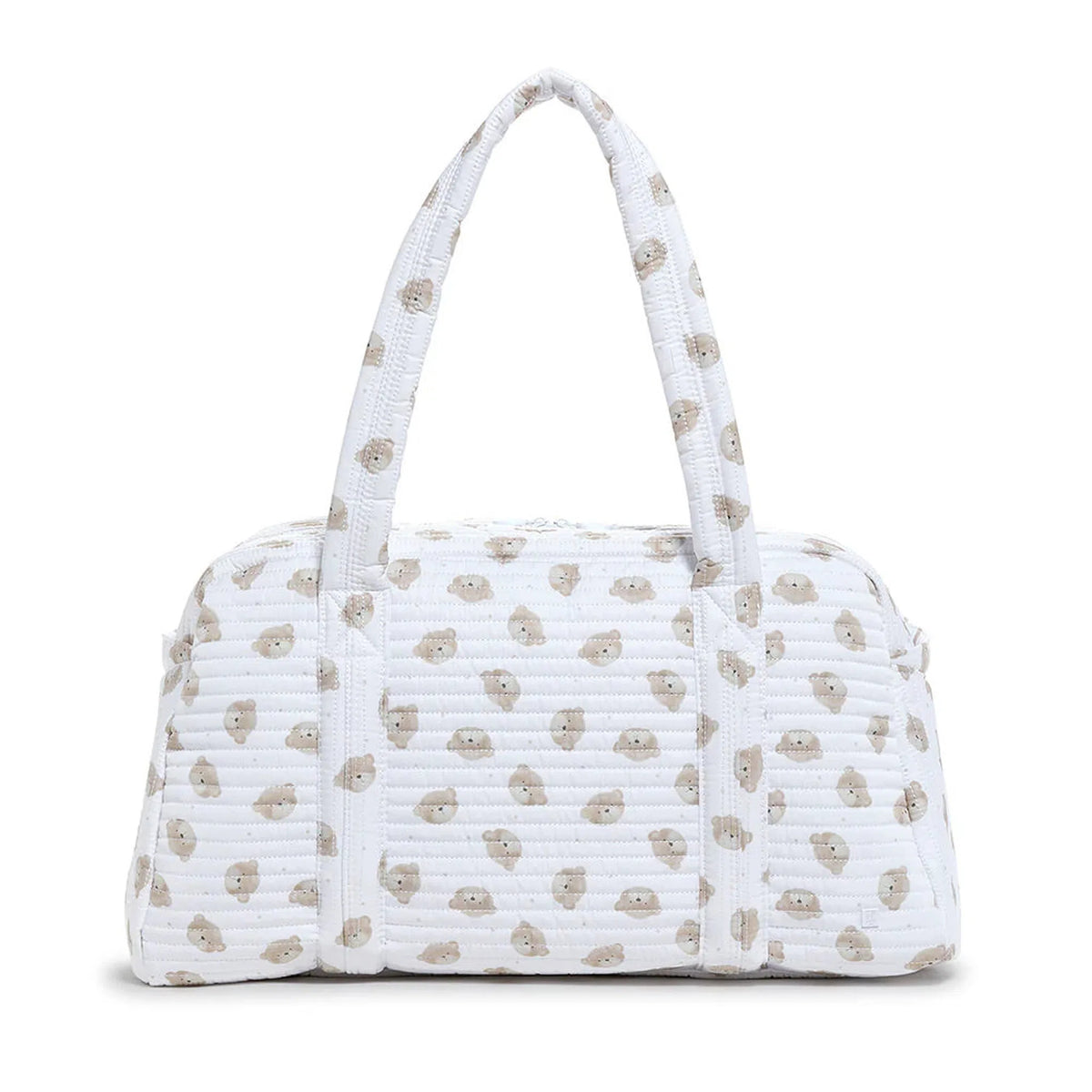 QUILTED GRANDE DUFFEL - TEDDY BEAR