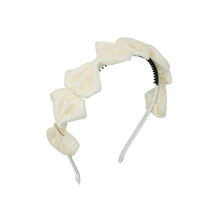 Tendu Velvet Bow Headband