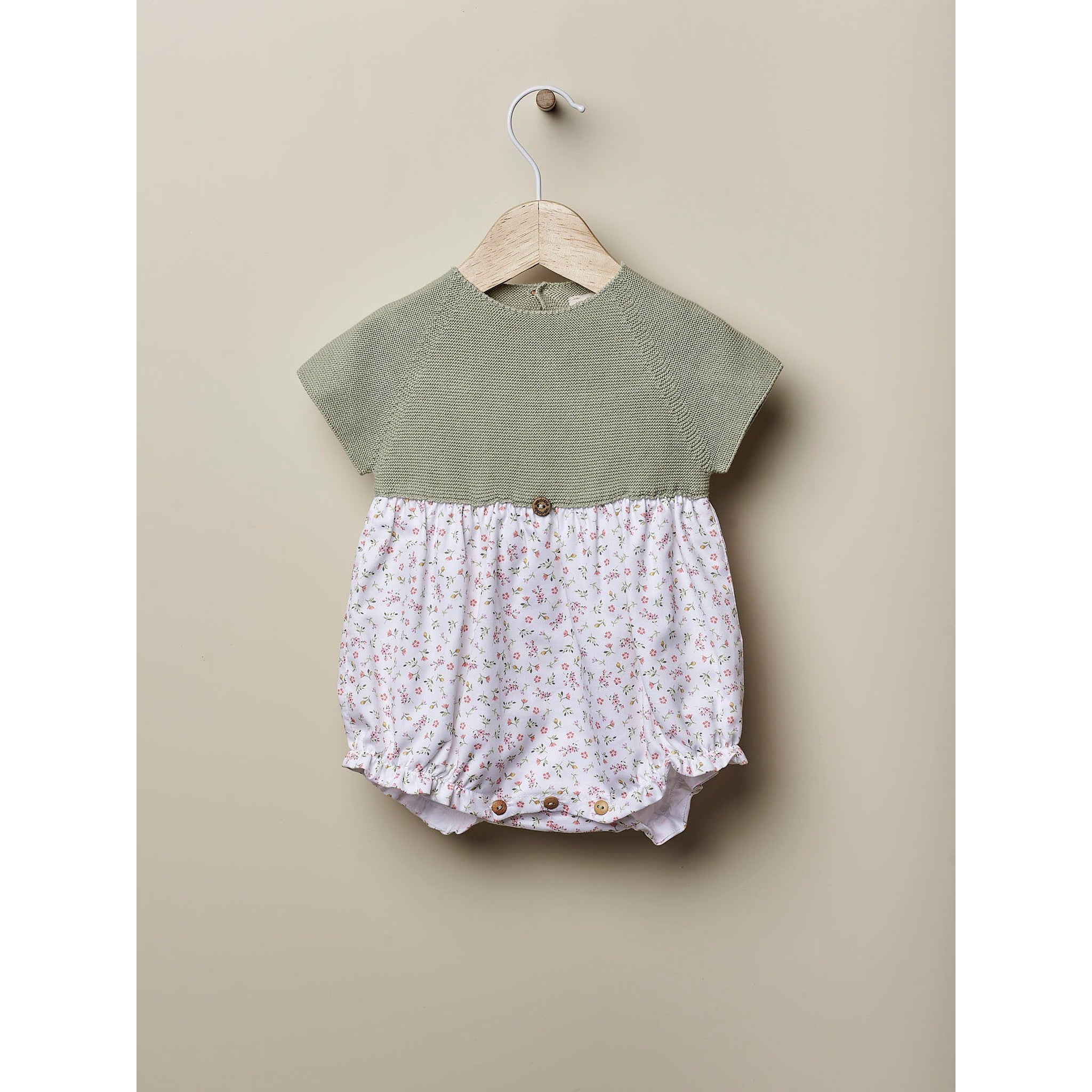 Short-sleeved shortie with floral print | MOTHER LOVE