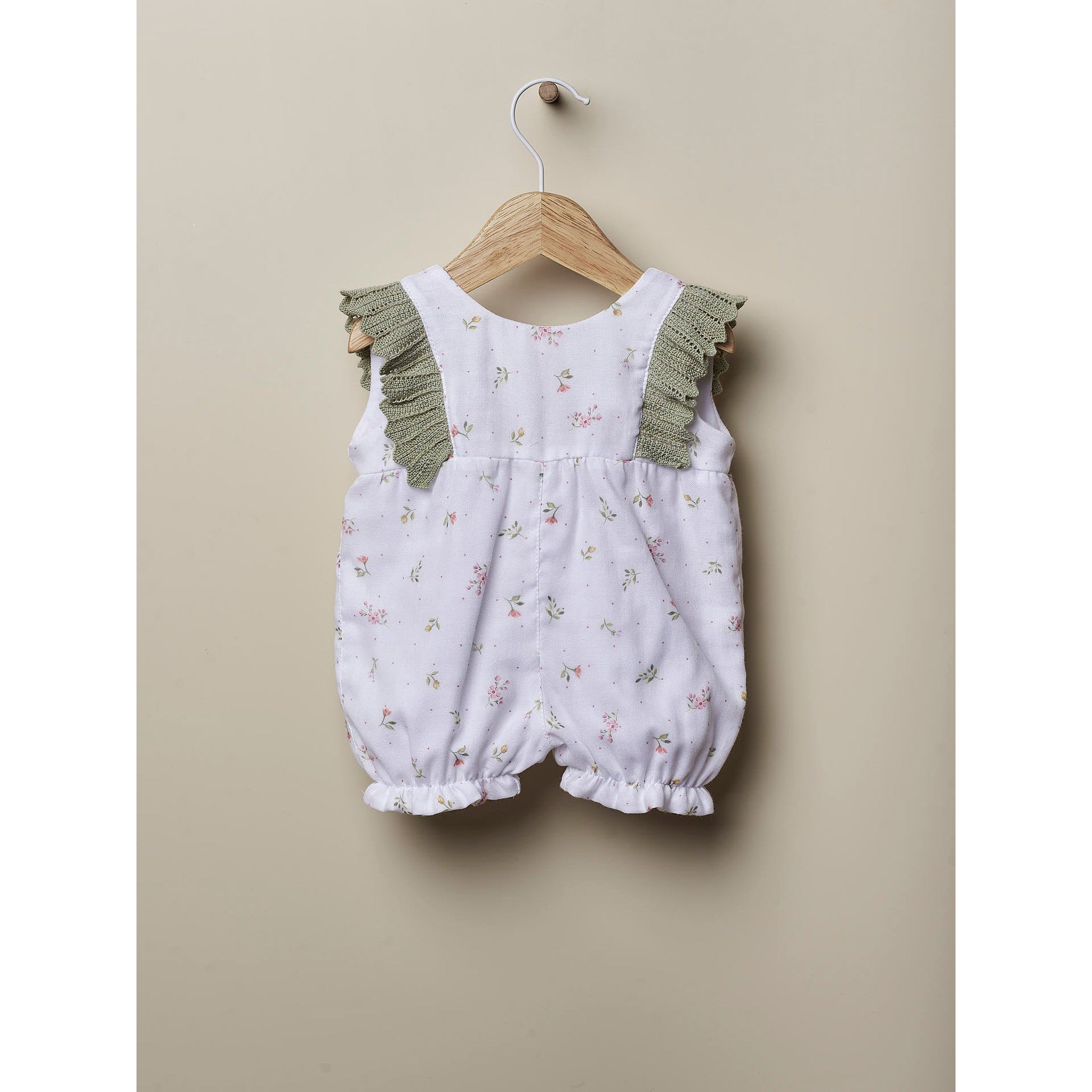 Floral print jumpsuit with knitted detail | MOTHER LOVE