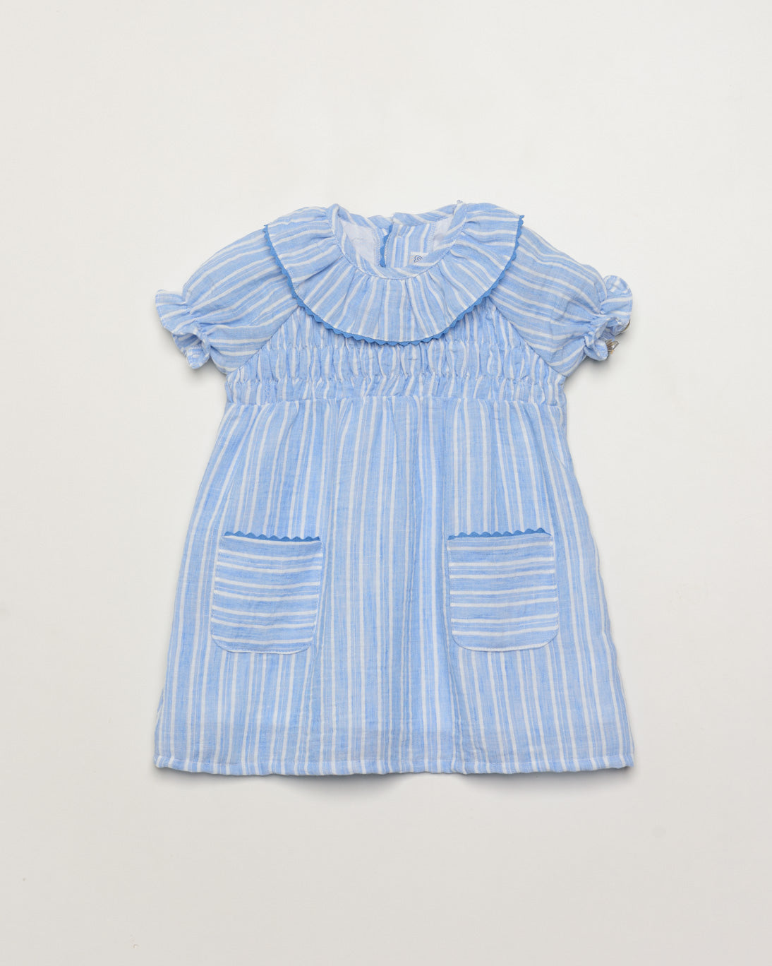 Vestido Engomado Celeste