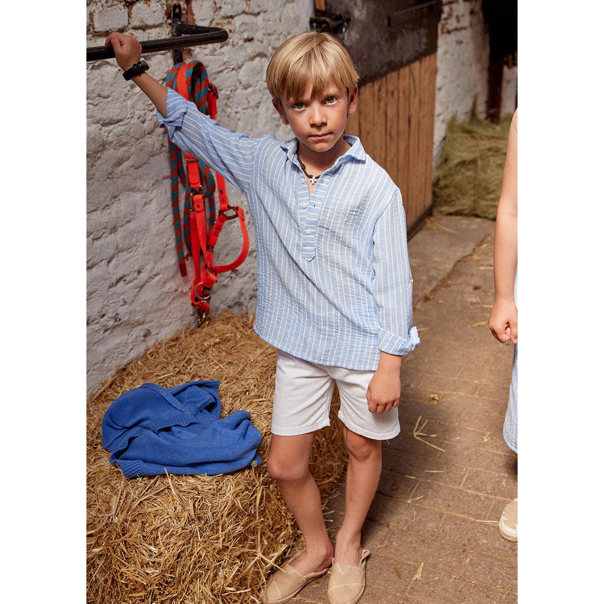 Conjunto Short Celeste