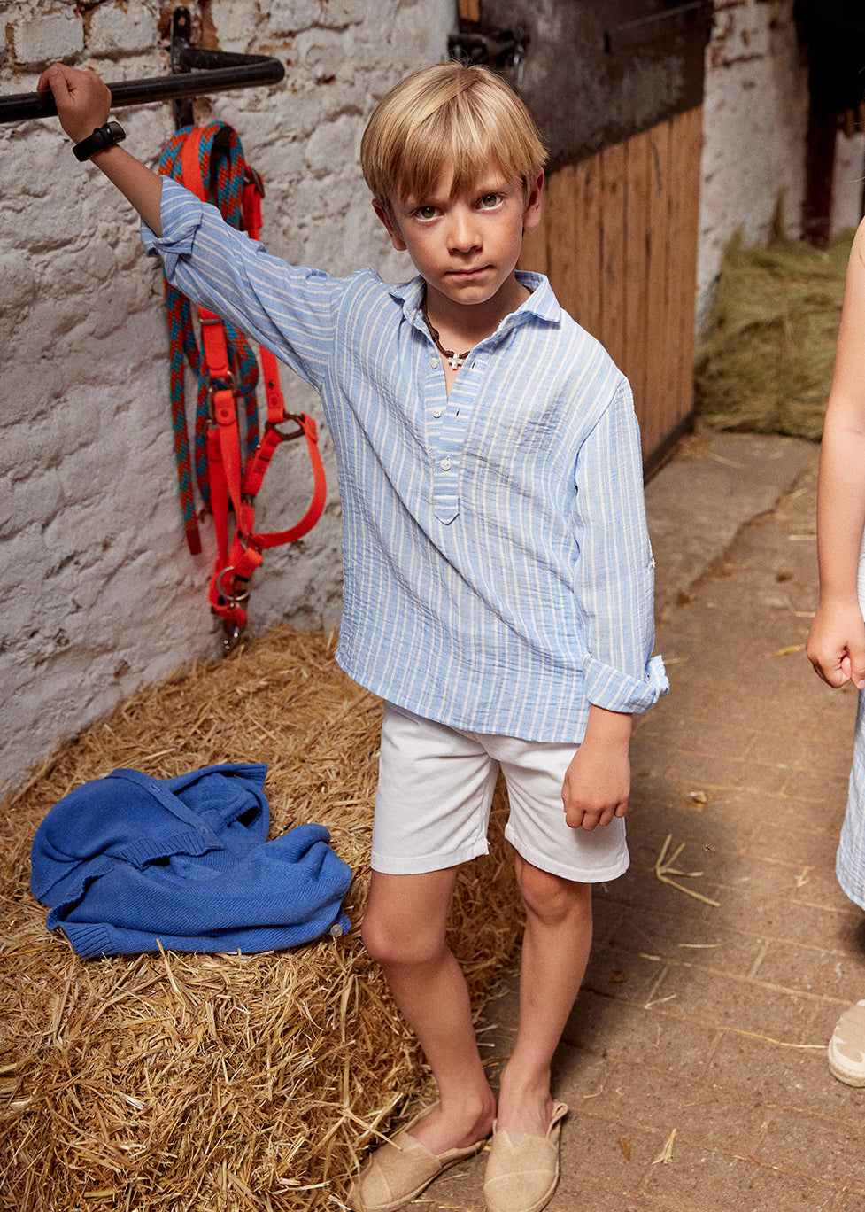 Conjunto Short Celeste