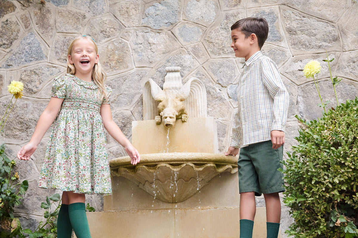 Vestido Smock Nuria Verde