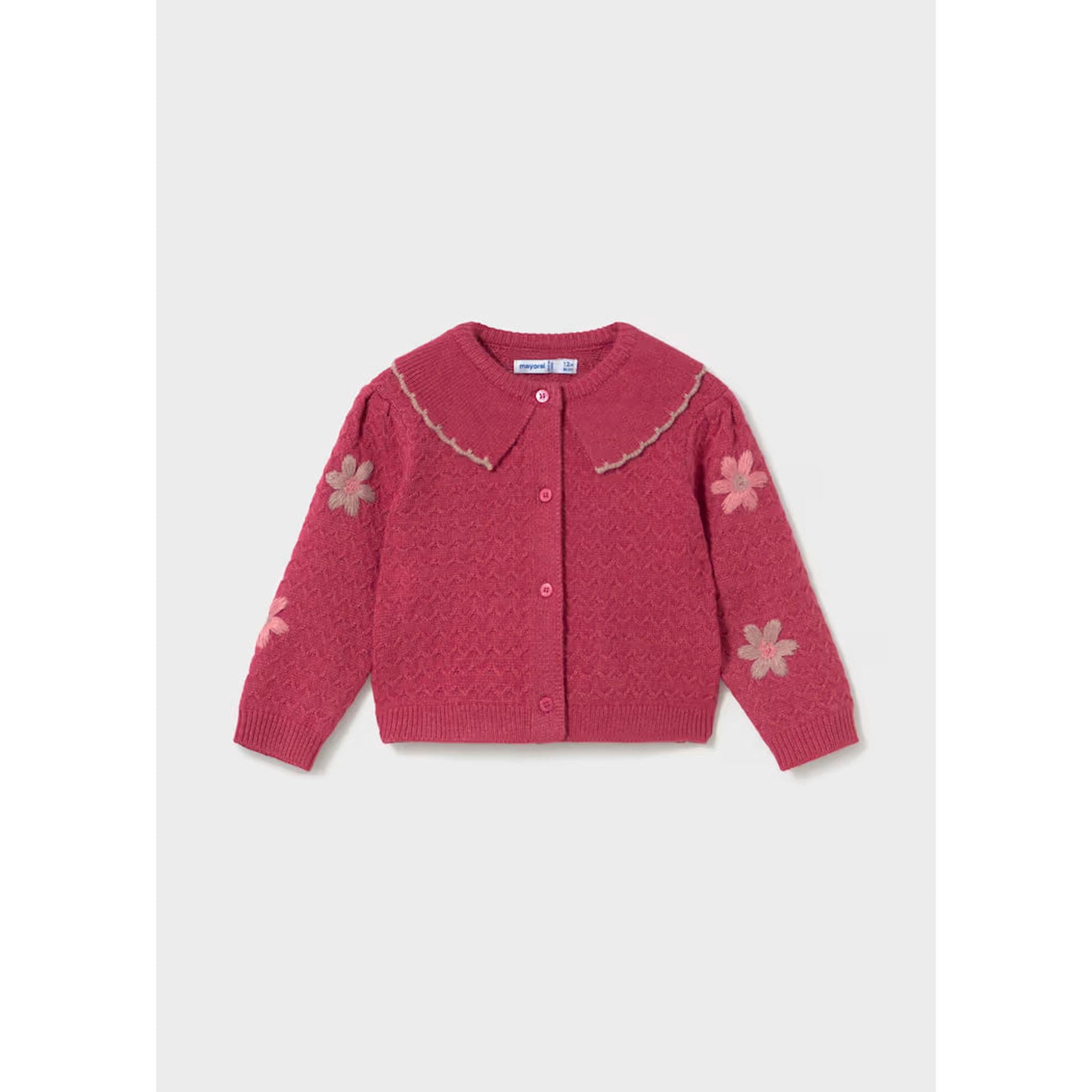Baby Floral Knit Cardigan