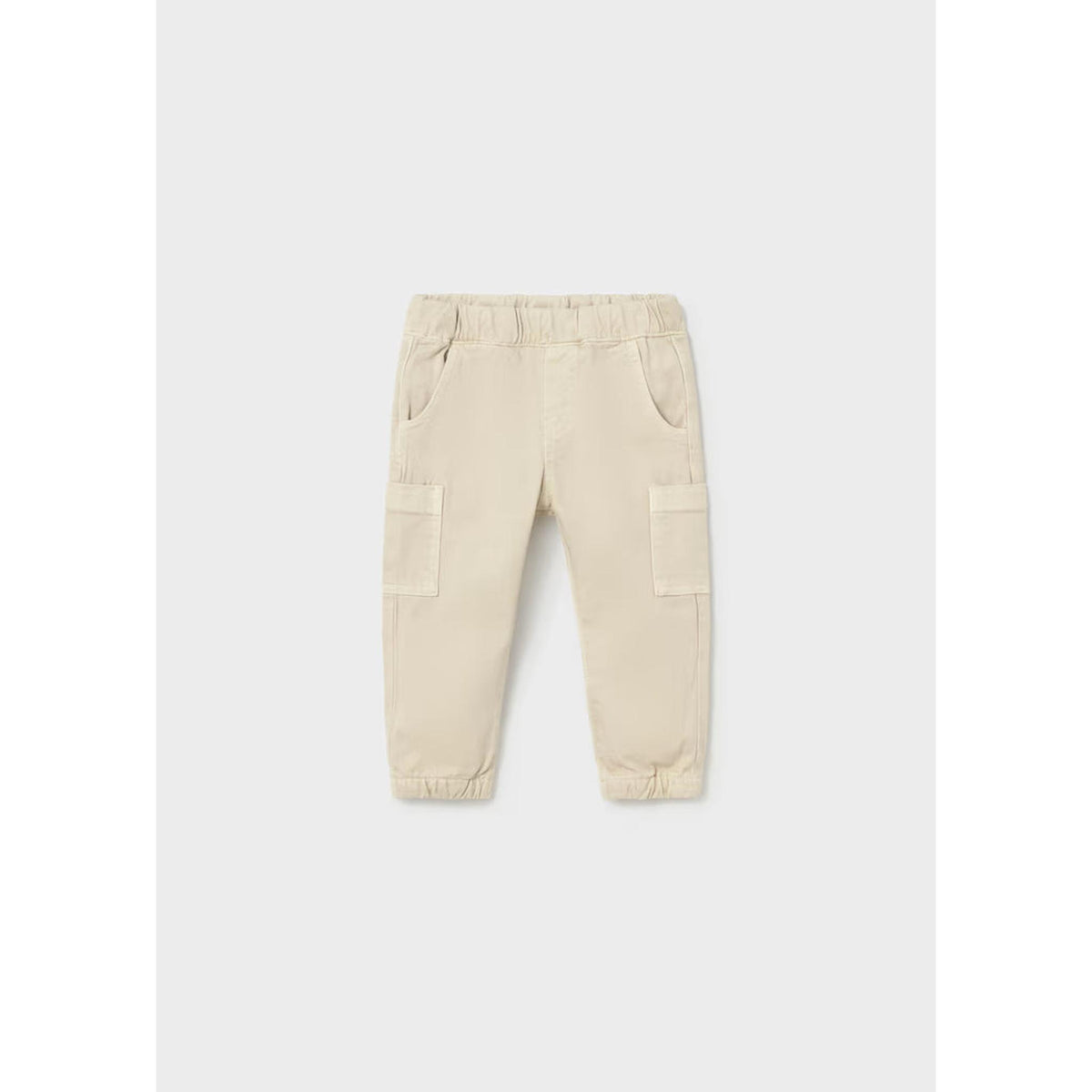 Baby Beige Stripes Jogger Set