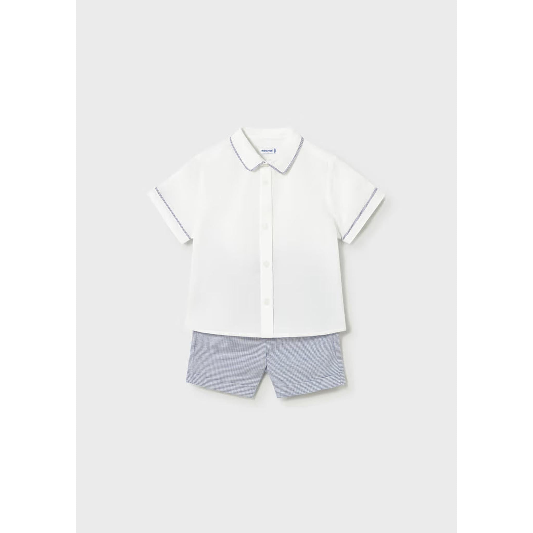 Baby Linen Shorts and Shirt 2-Piece Set