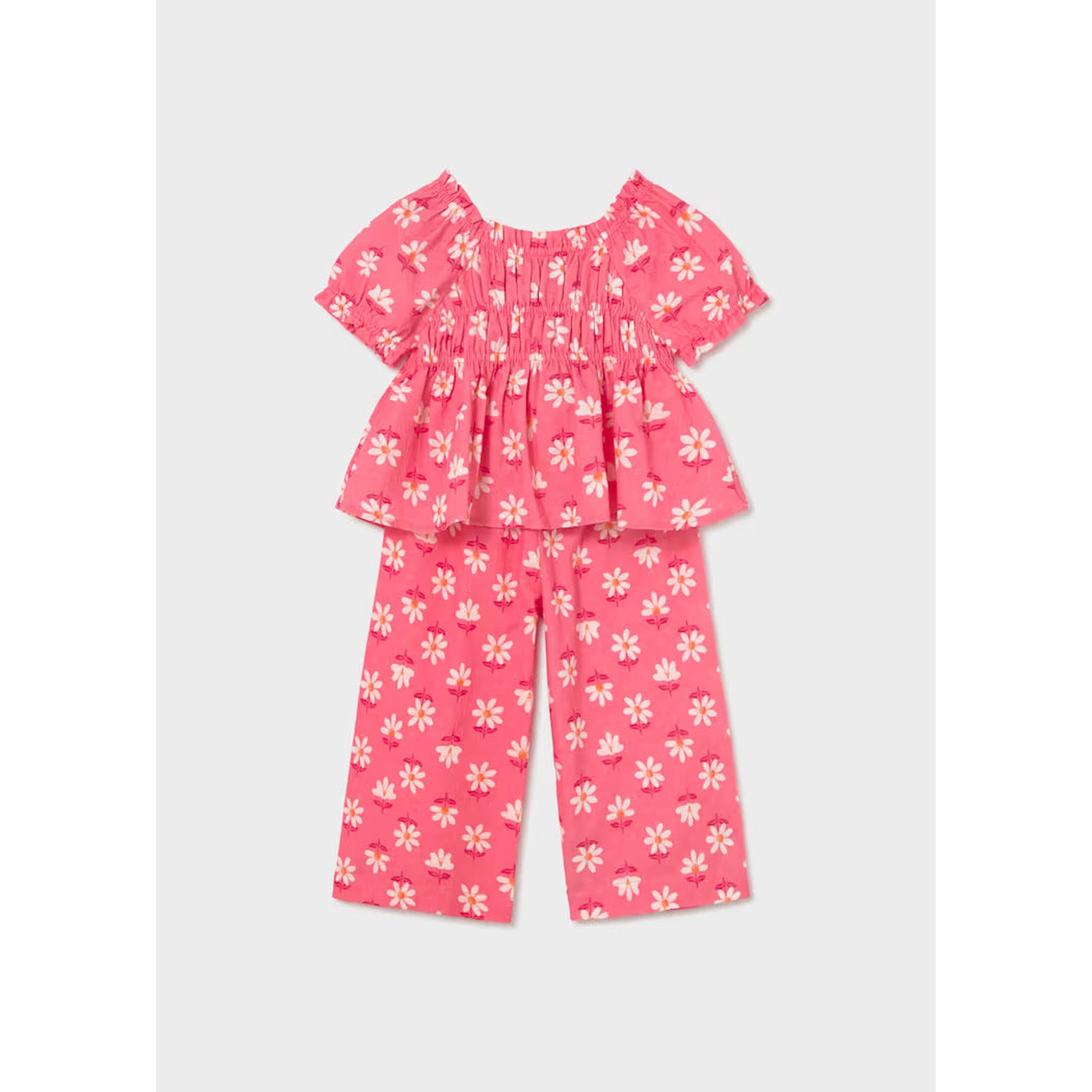 Baby Printed Pants and Blouse 2-Piece Set