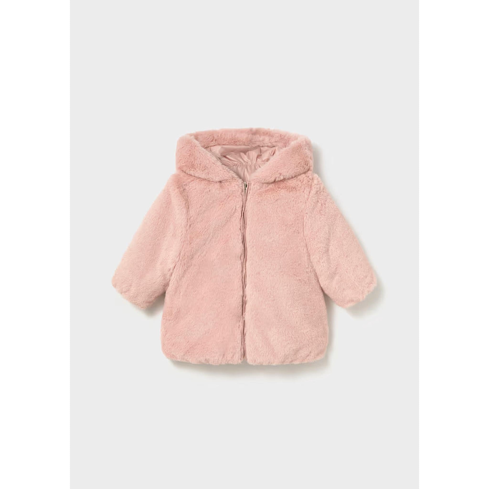 Baby Reversible Faux Fur Puffer Jacket