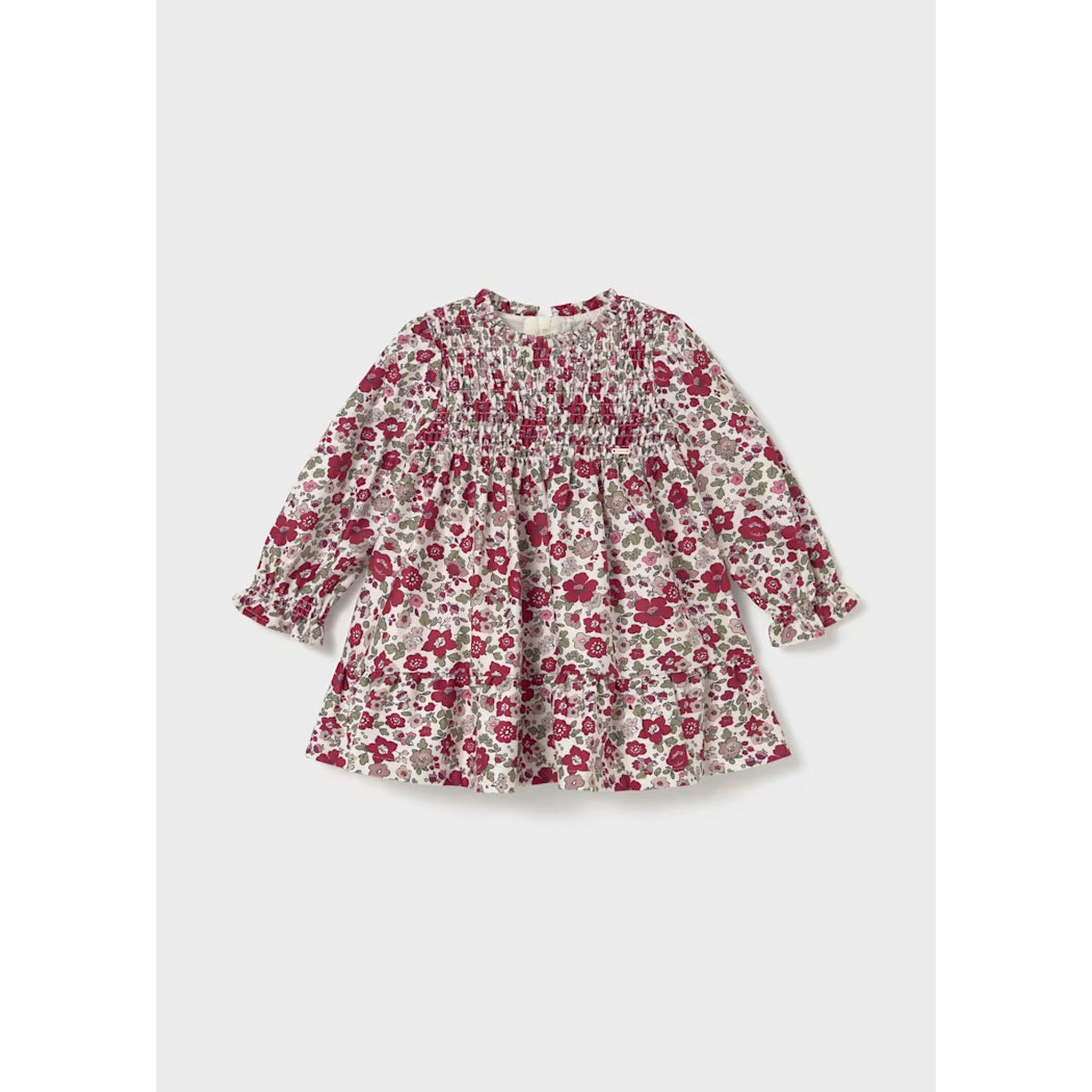 Baby Ruffled Velvet Dress