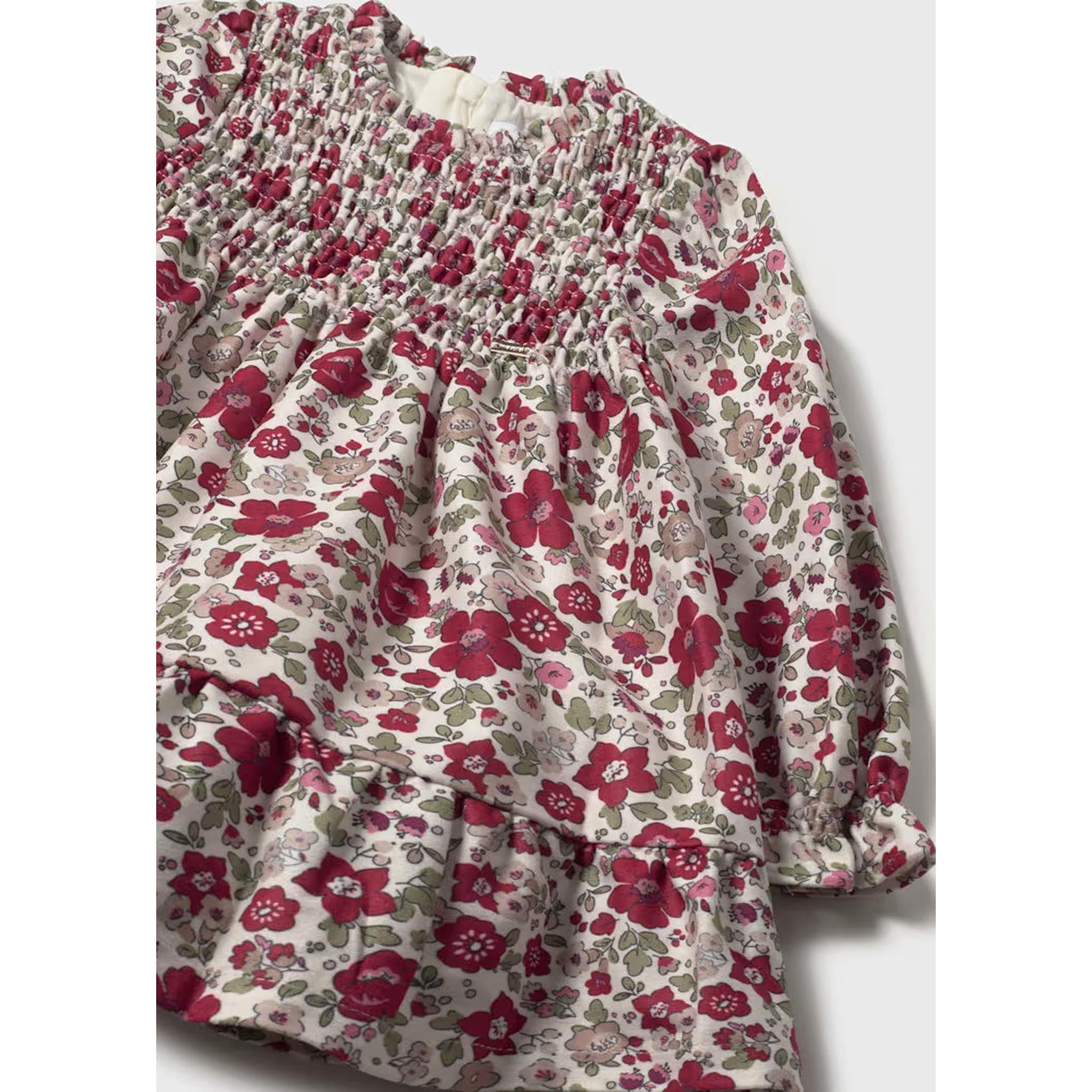 Baby Ruffled Velvet Dress