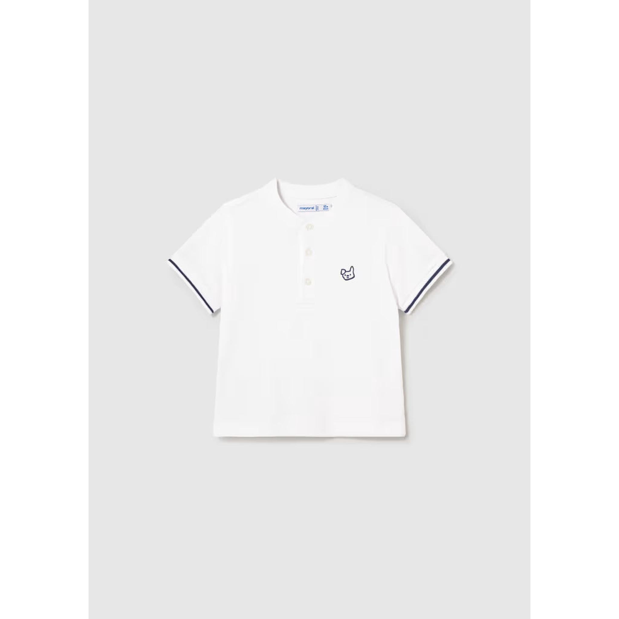 Baby Linen Striped Dungaree - Blue