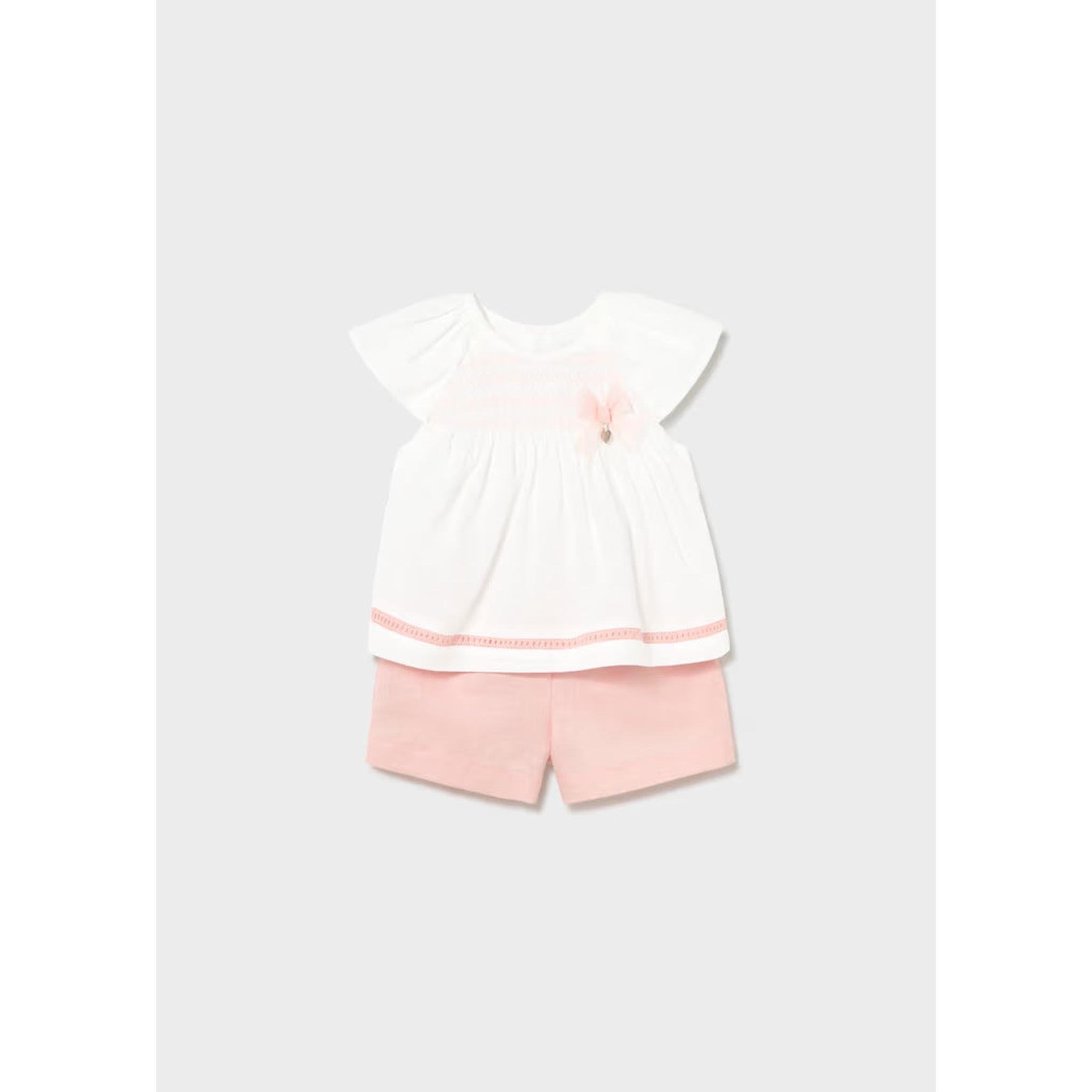 Baby Shorts and Blouse 2-Piece Set