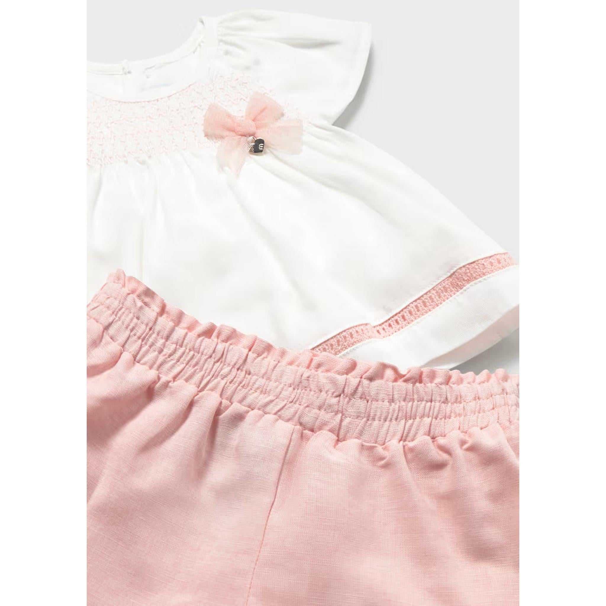 Baby Shorts and Blouse 2-Piece Set
