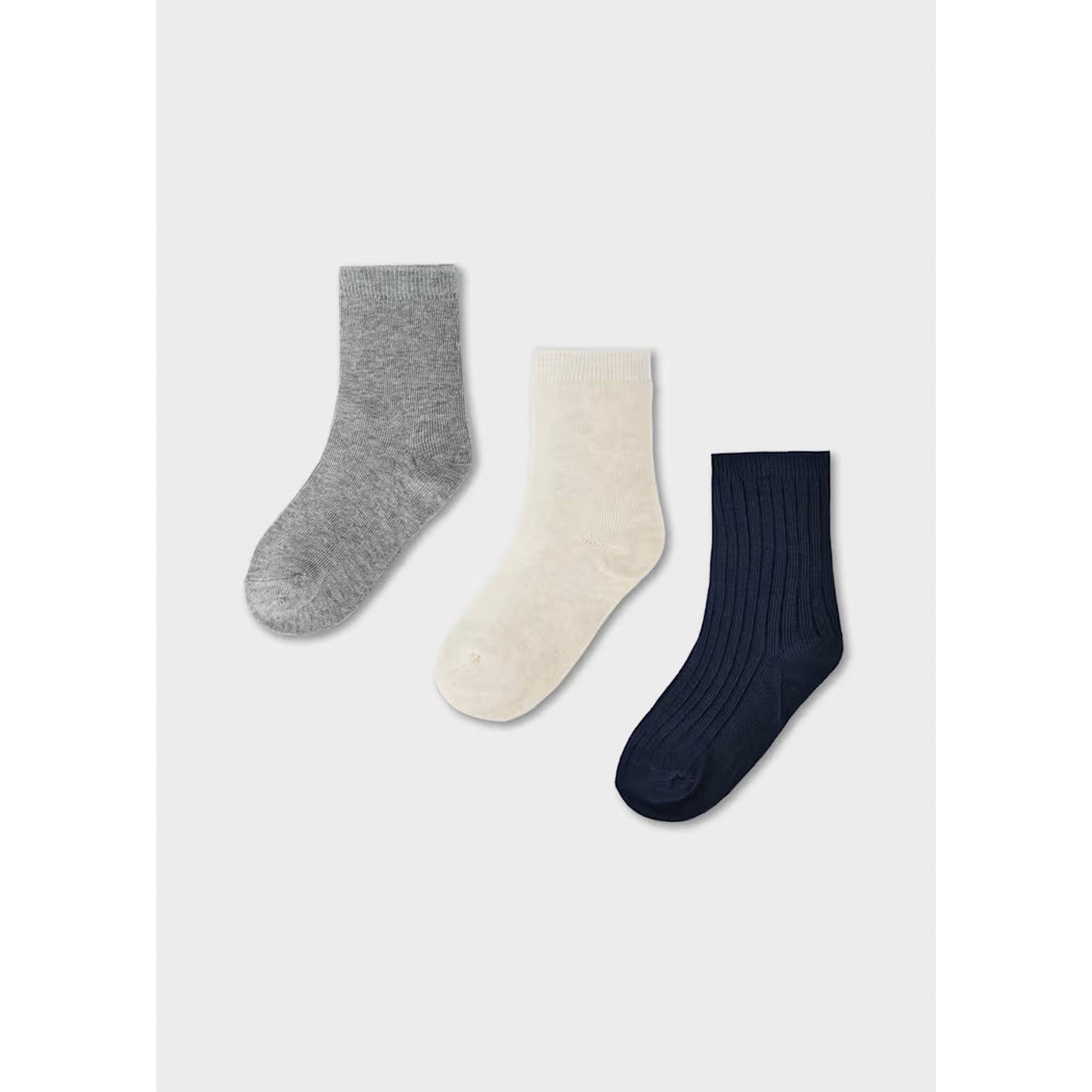 Boy 3-Pack Solid Socks