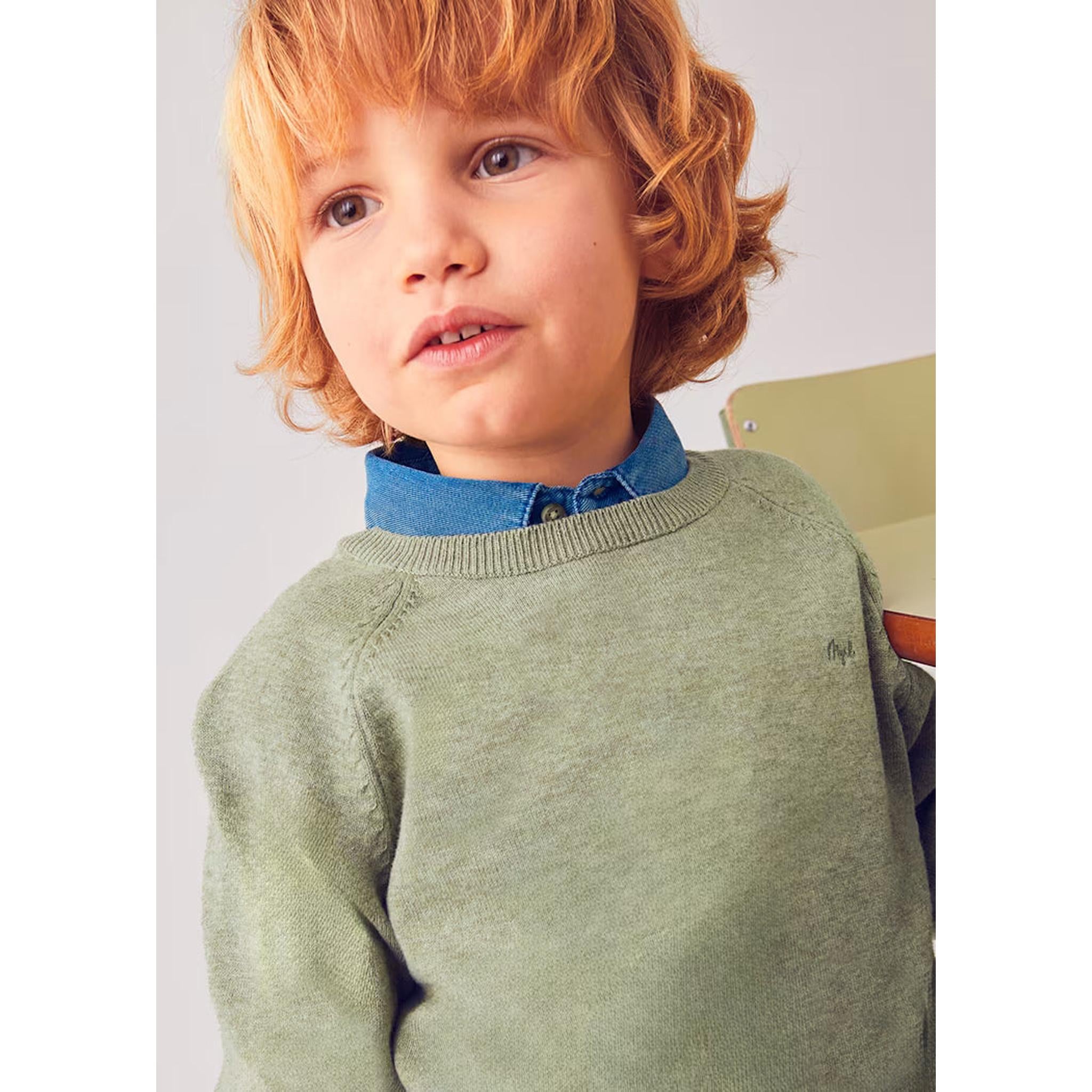 Pistachio Basic Sweater