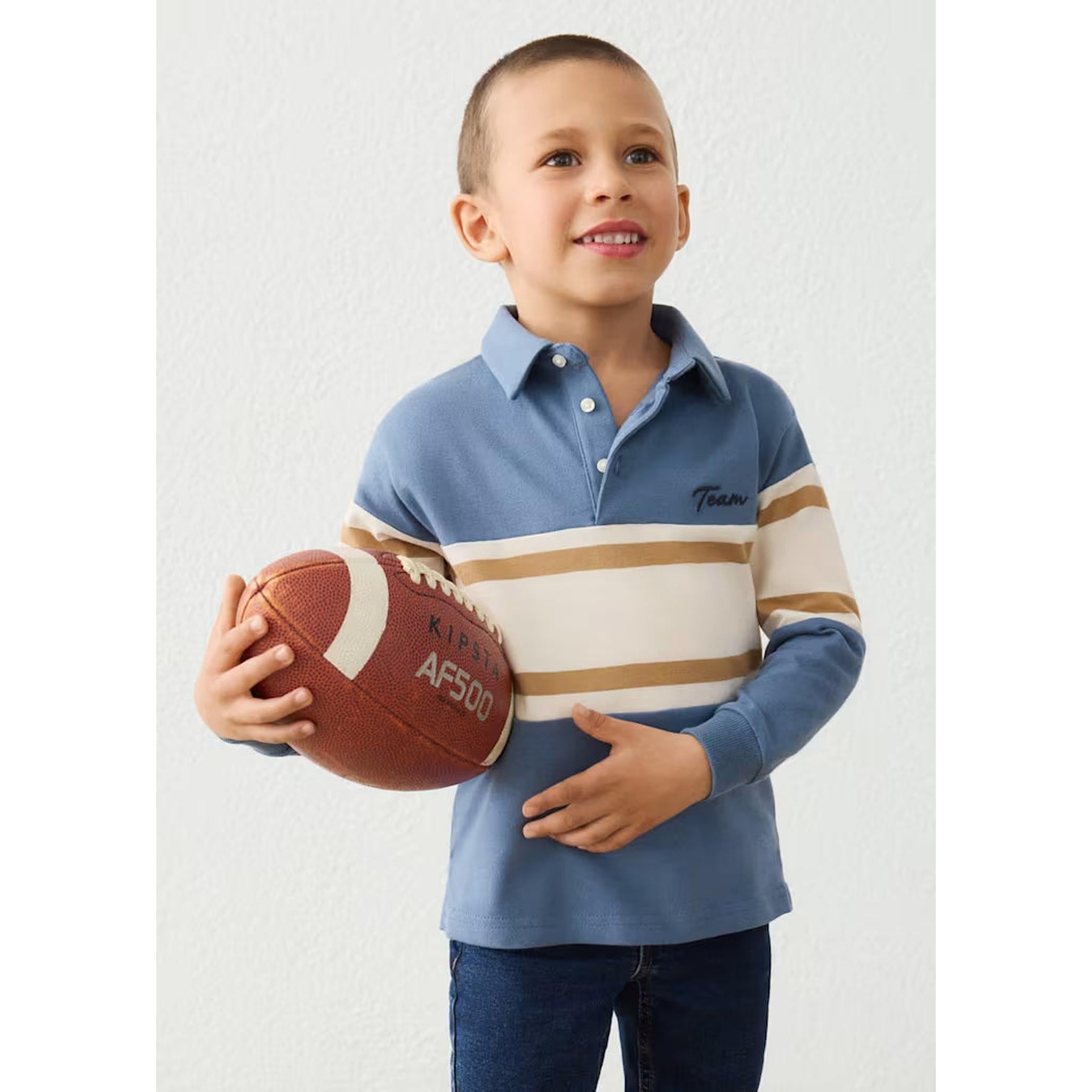 Boy Mixed Fabric Polo Cargo Set