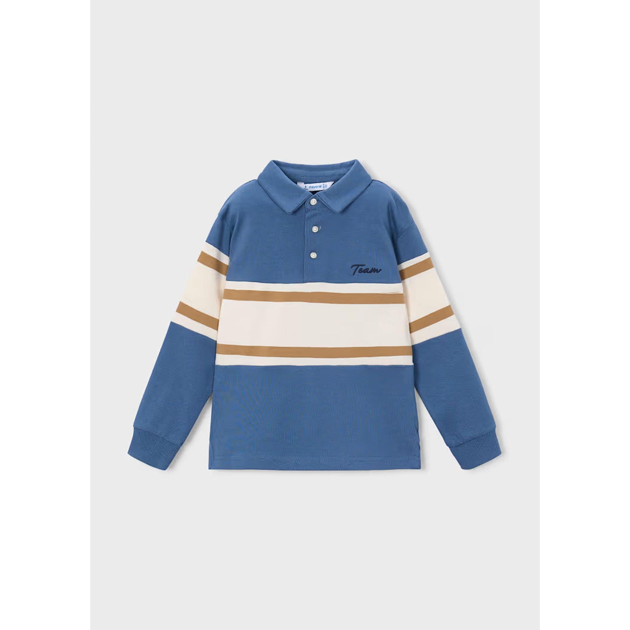 Boy Mixed Fabric Polo Cargo Set