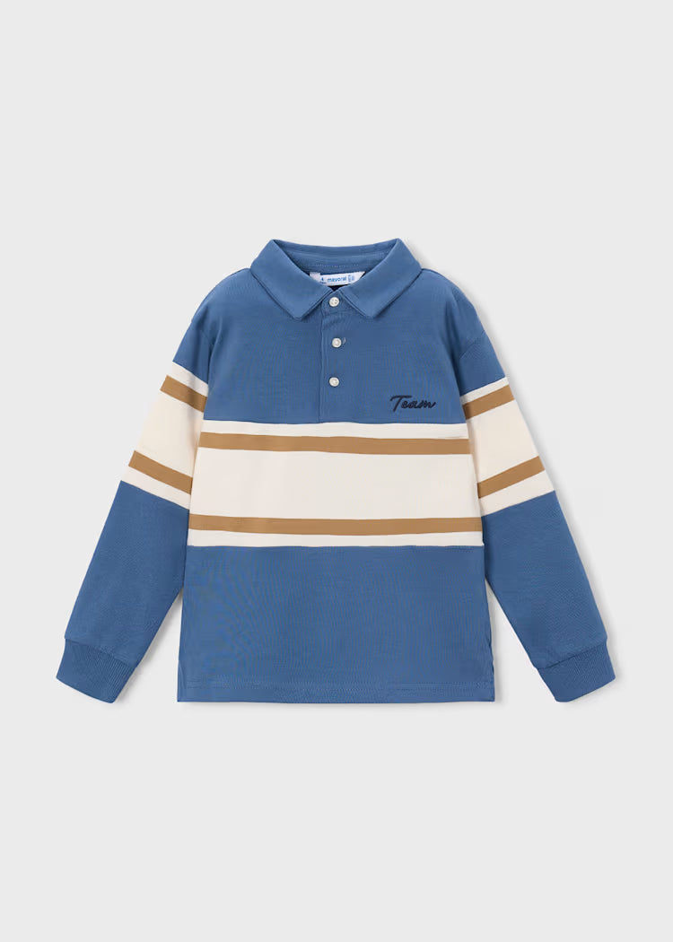 Boy Mixed Fabric Polo Cargo Set