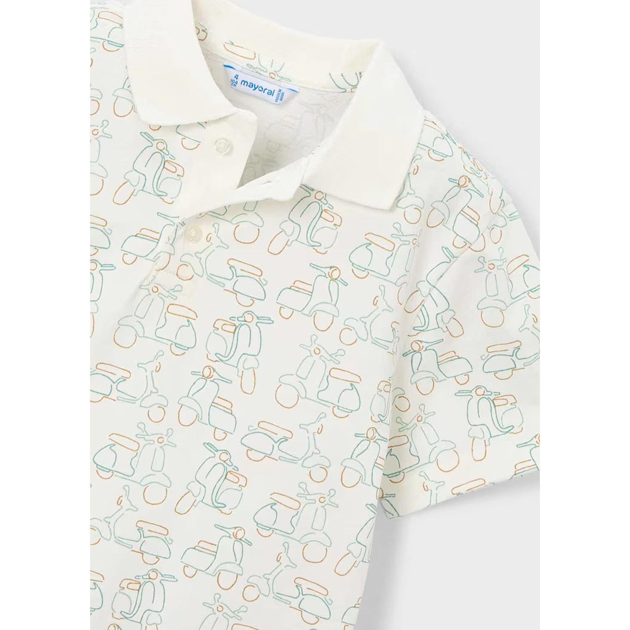 Printed Vespa Polo Set