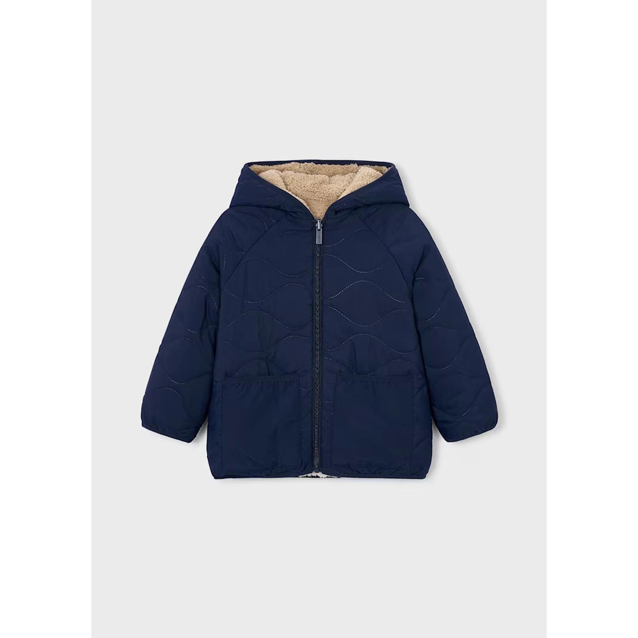 Boy Reversible Sherpa Puffer Jacket