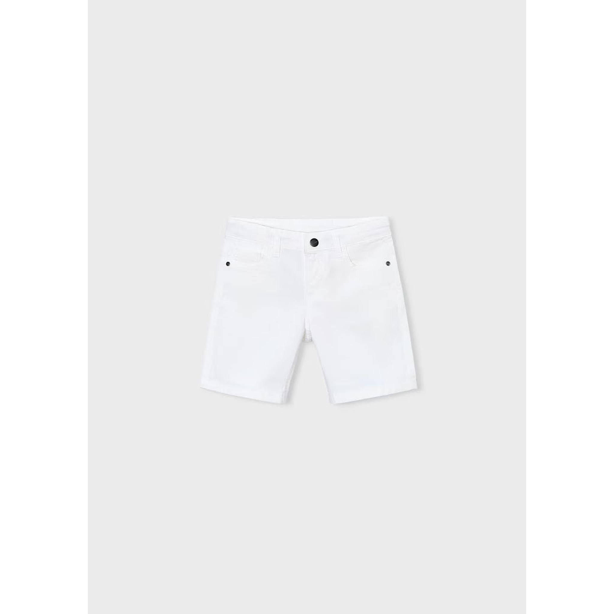 Blue Mao Collar Bermuda Set