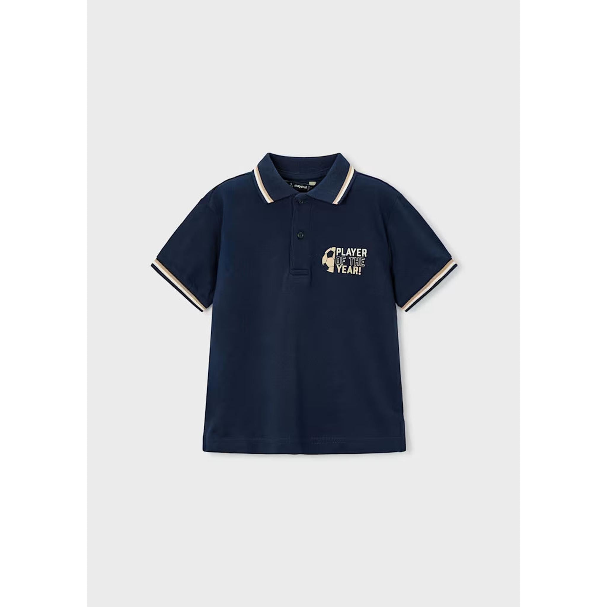 Boy Soccer Graphic Polo Shirt