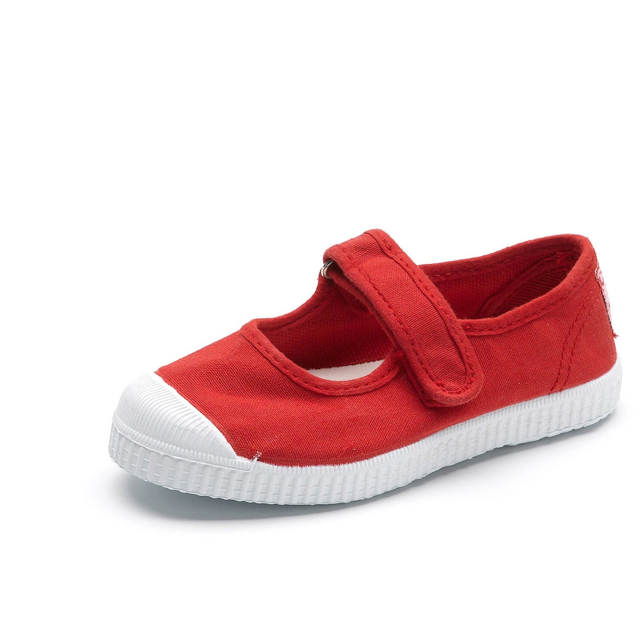 Velcro Mary Janes - Red