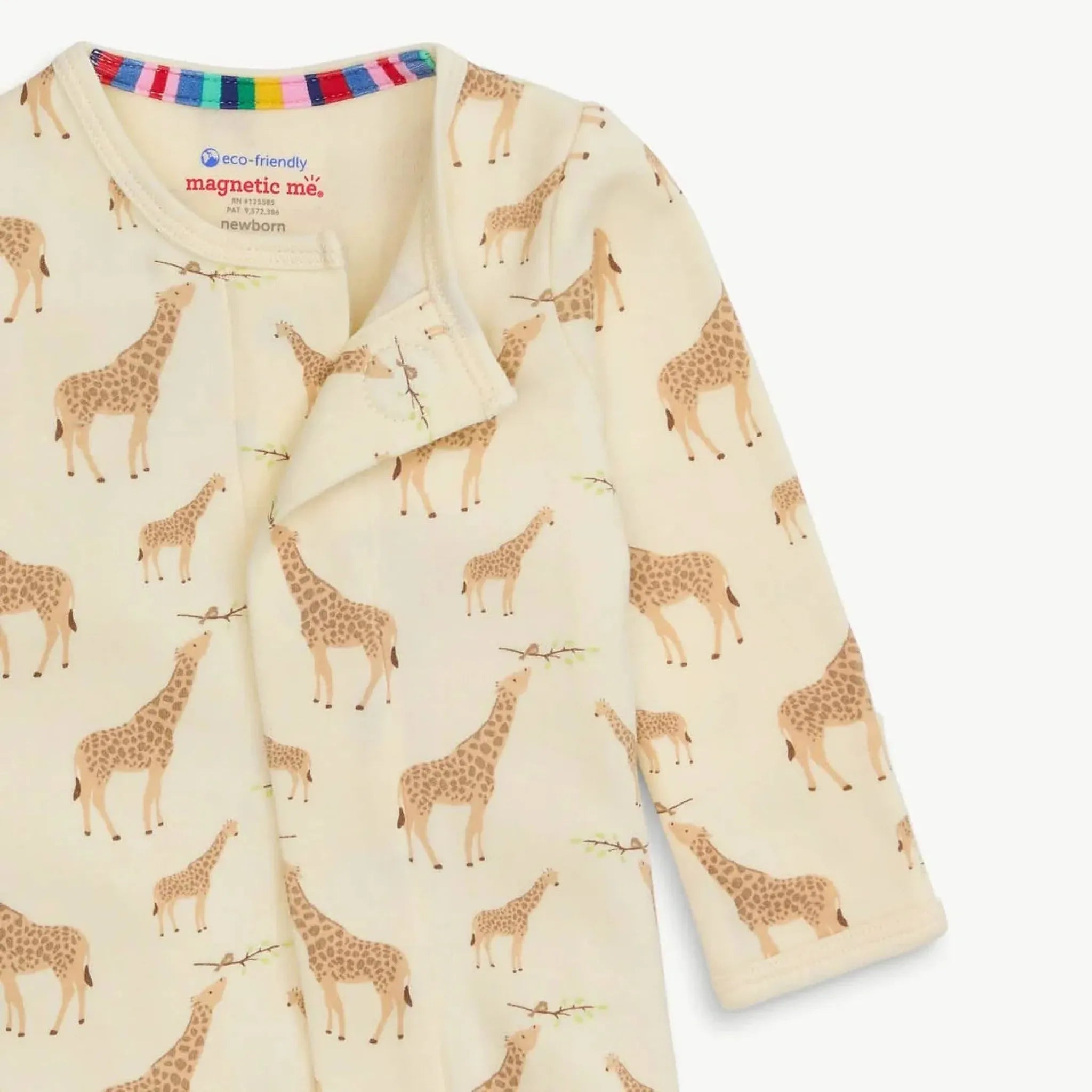 Cream Jolie Giraffe Organic Cotton