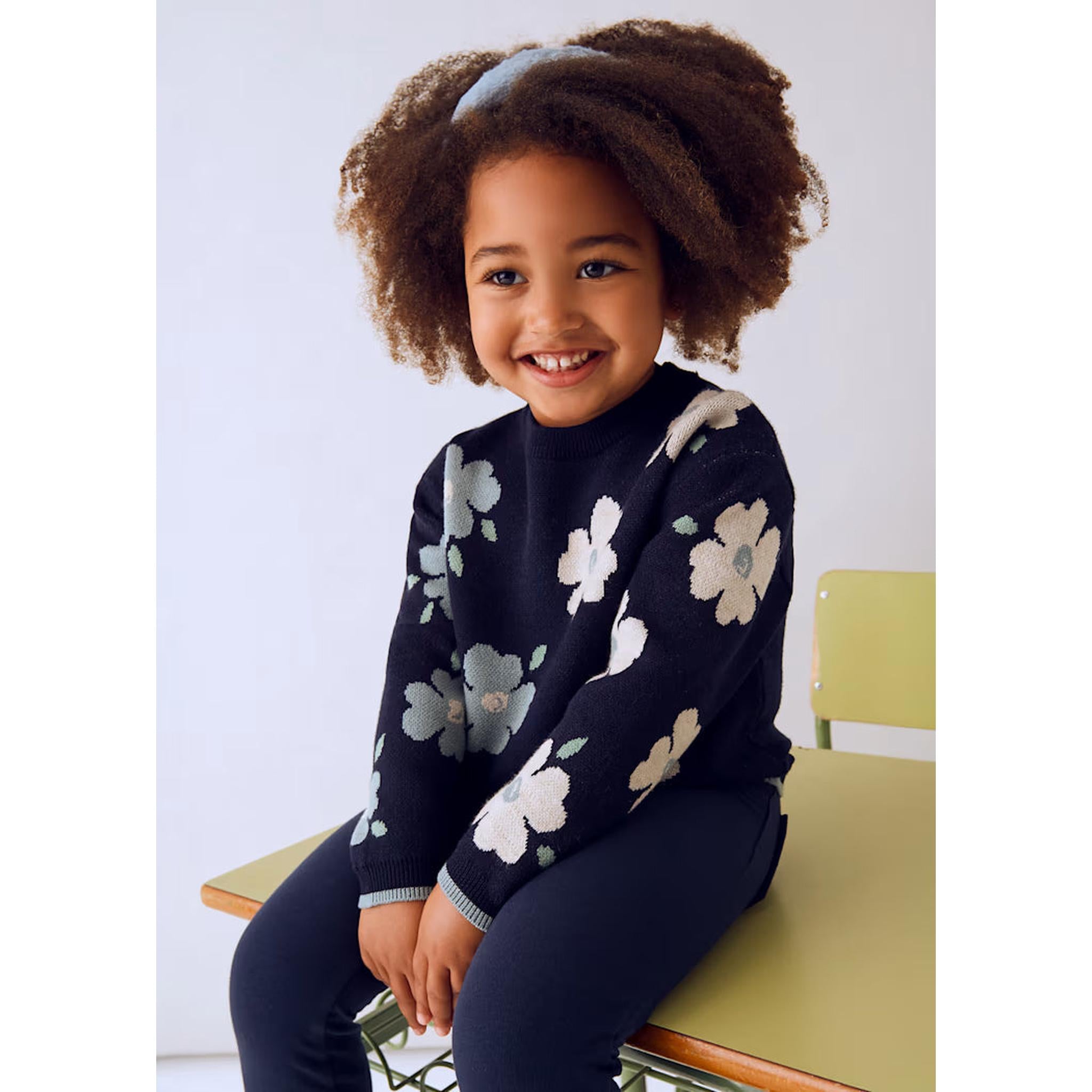 Girl Jacquard Sweater