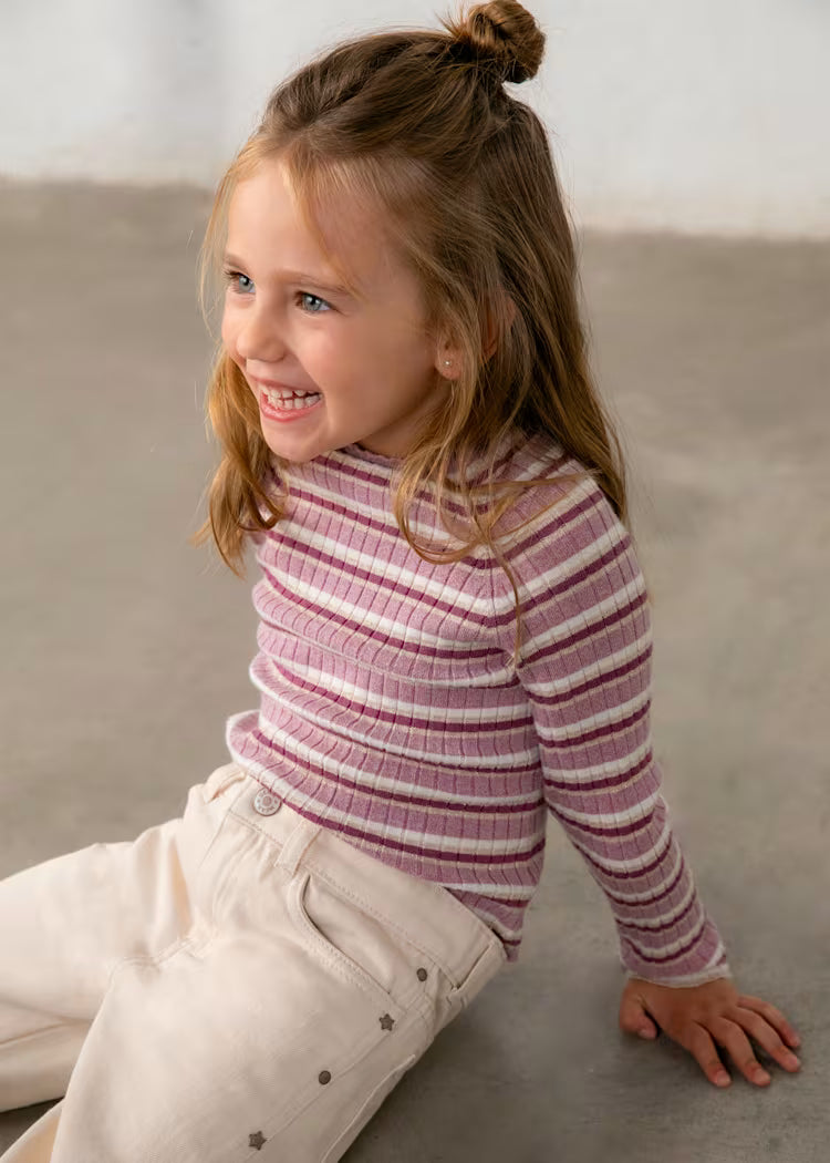 Girl Embroidered Overall Skirt