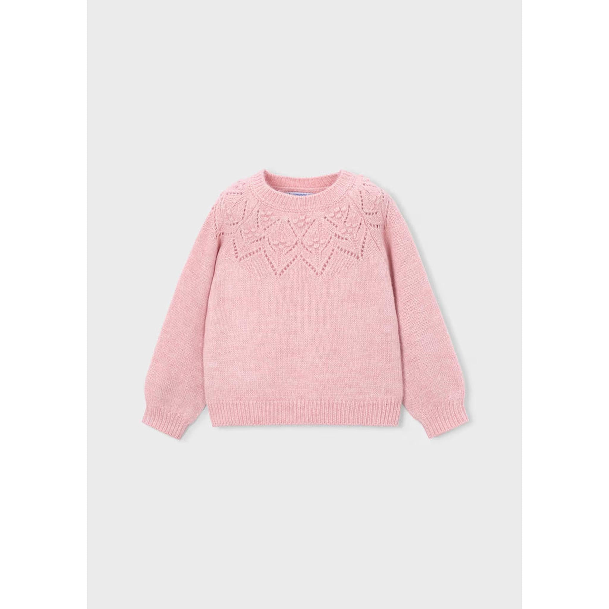 Girl Pointelle Sweater
