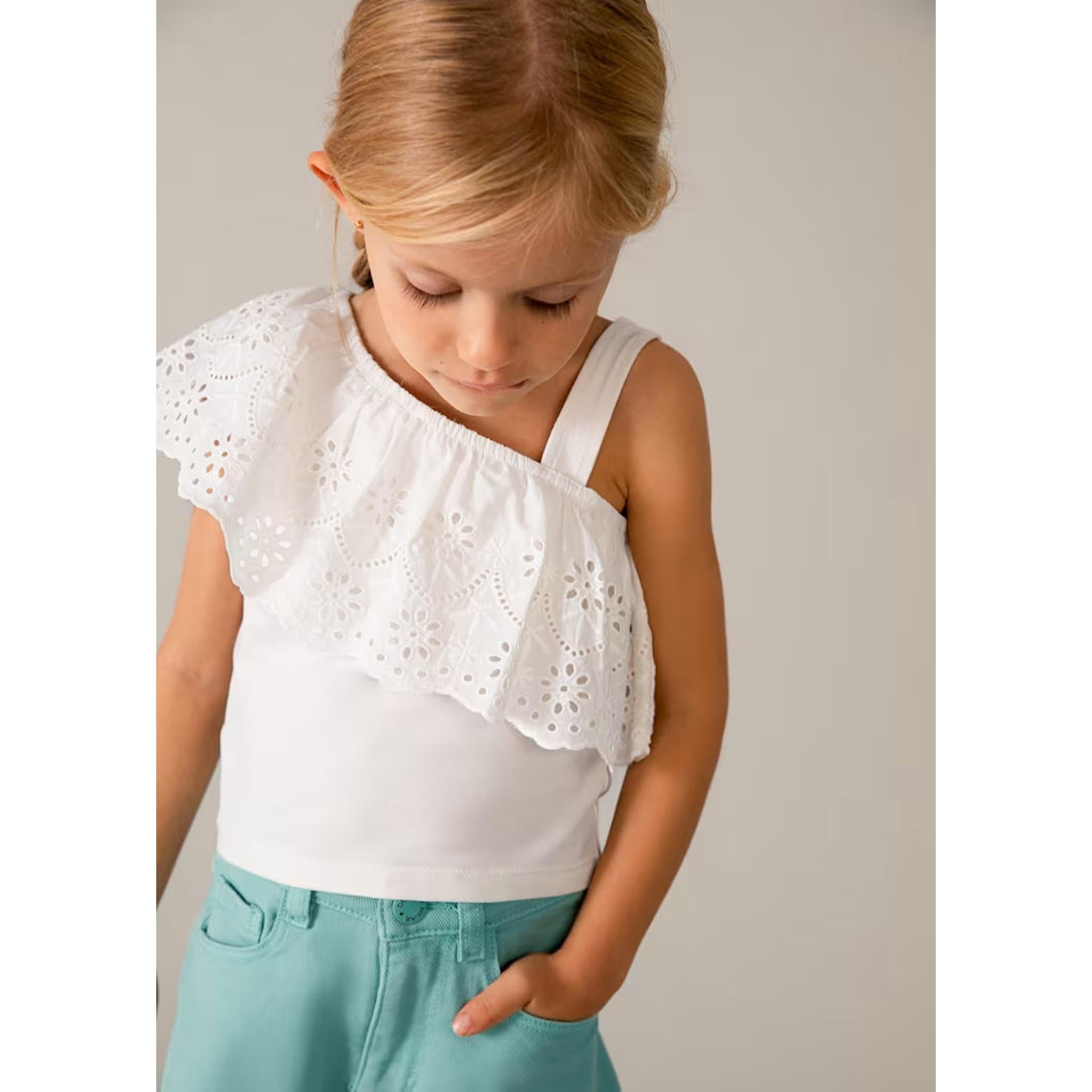 Ruffle One Shoulder Set