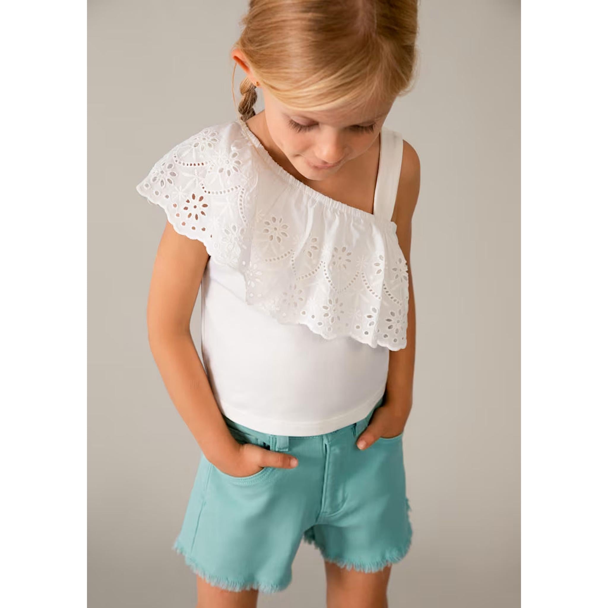 Ruffle One Shoulder Set