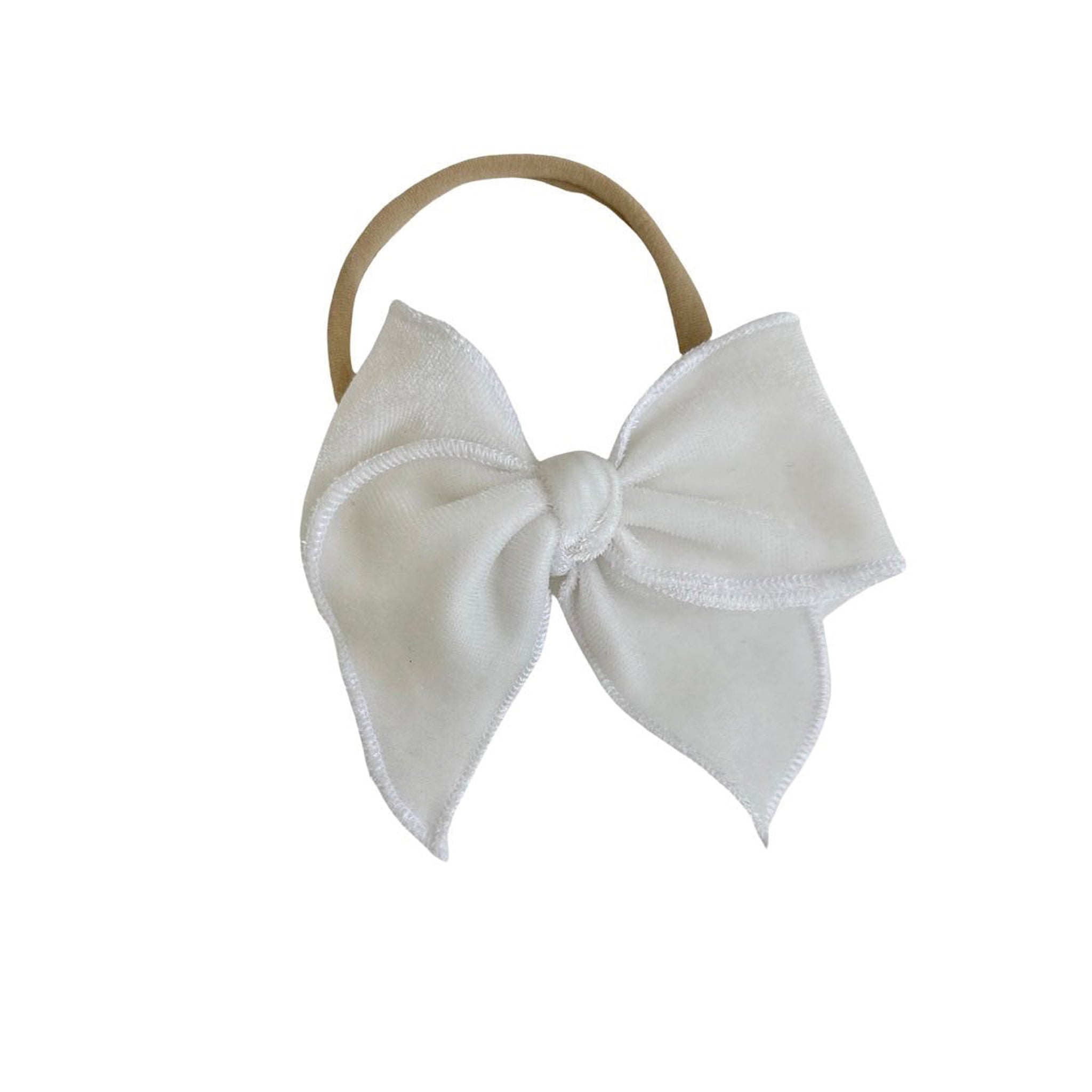 Velvet Fay Small Bow  Headband- Several Colors