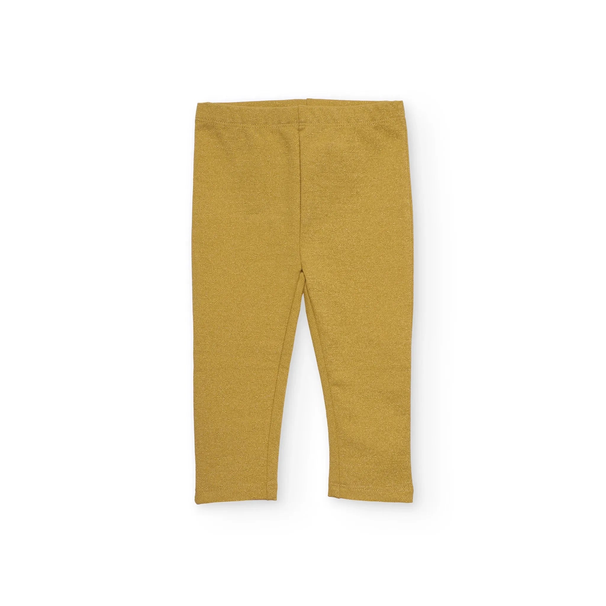 Set sudadera para niña color mostaza con detalle de macarrón