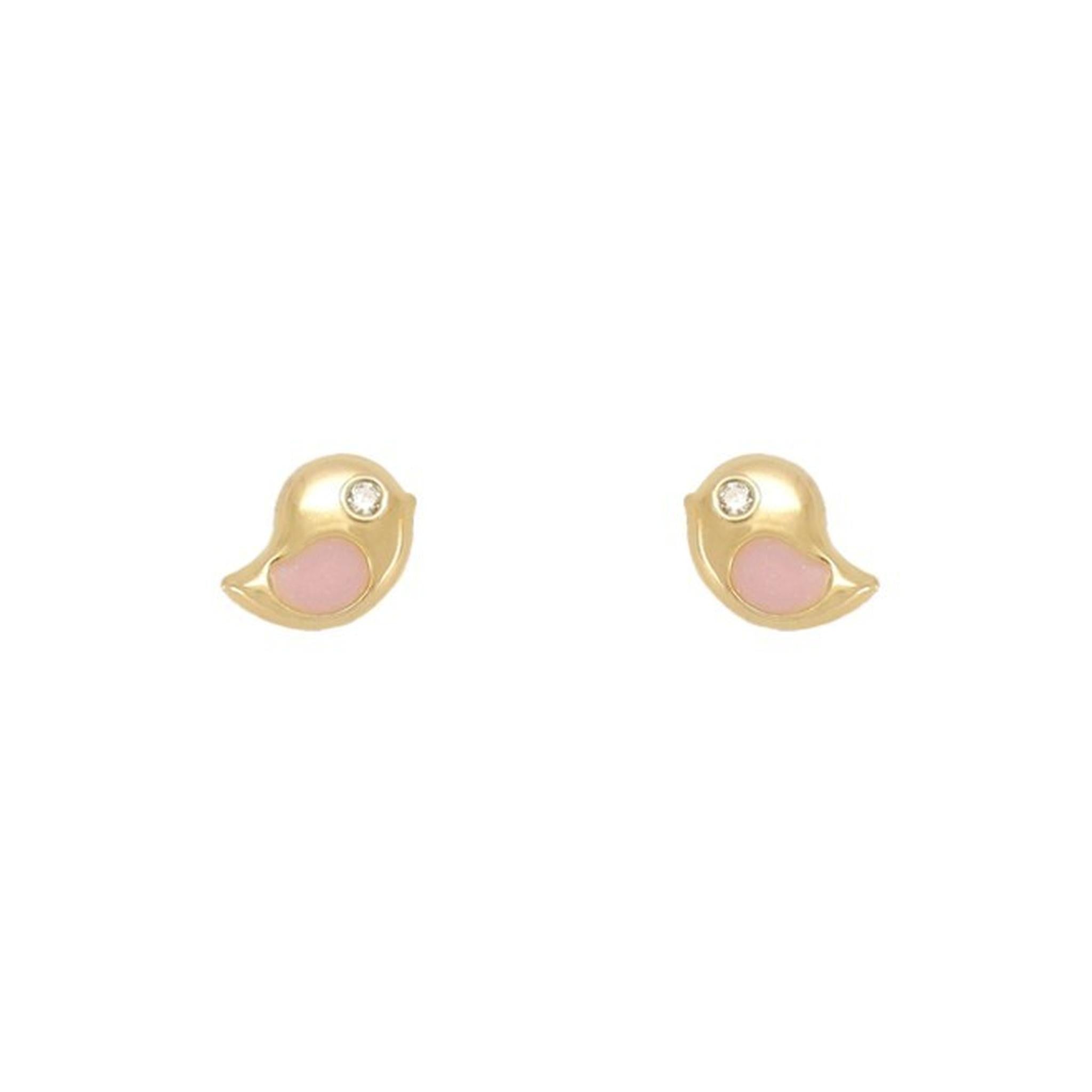 Bird Gold Earrings