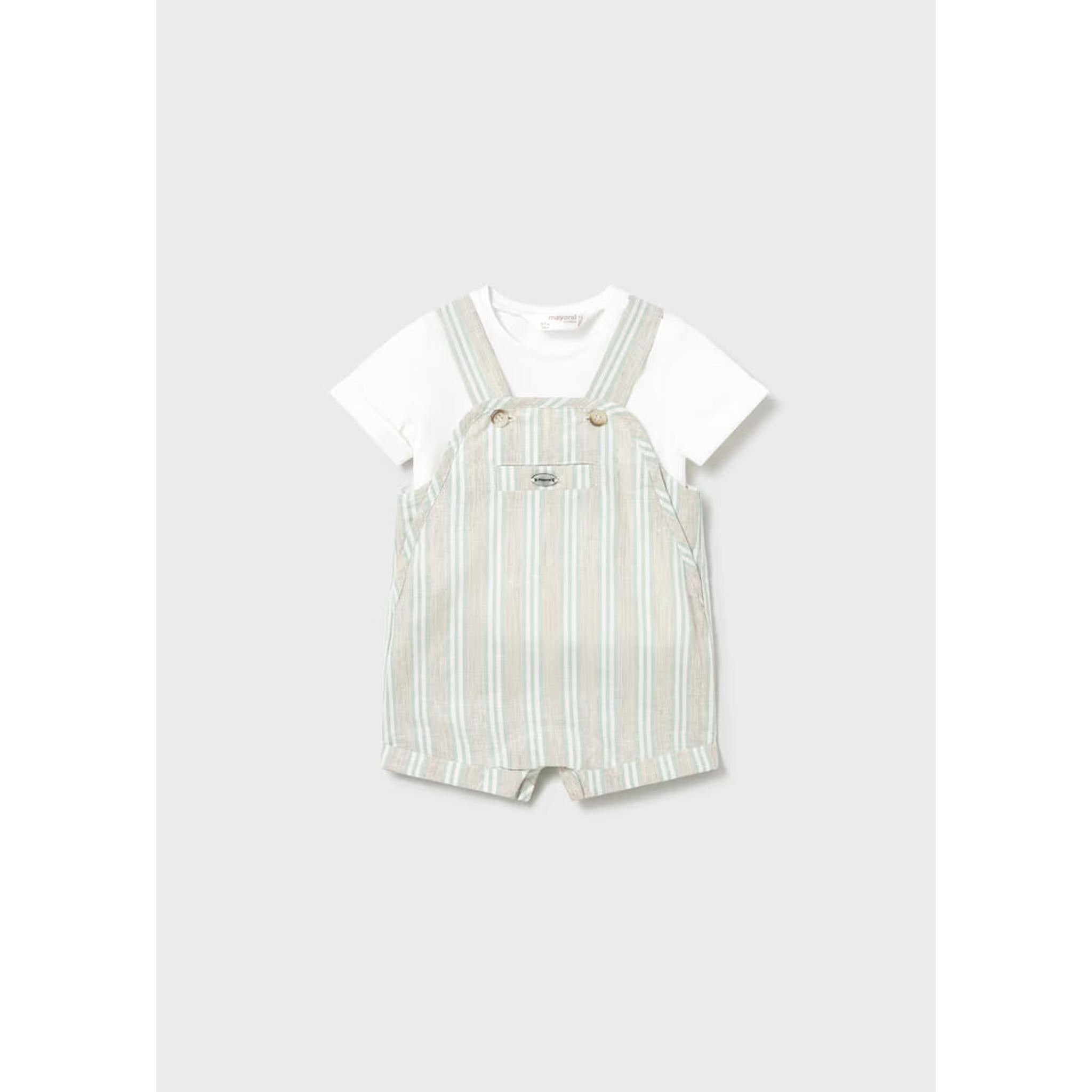 Dungaree and T-shirt Set