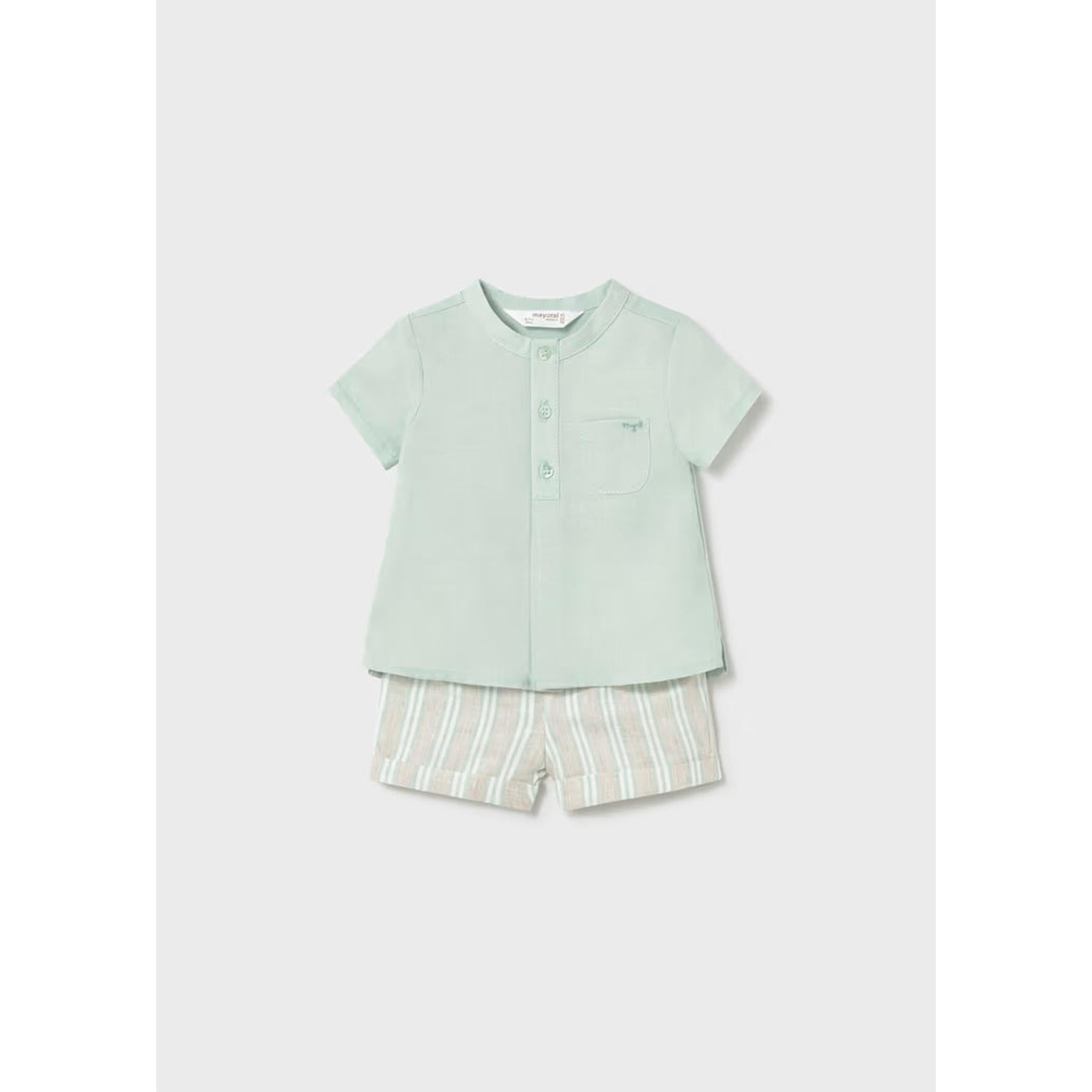 Newborn Boy Shorts and Shirt Set