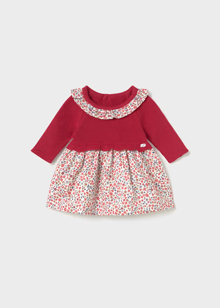 Newborn Girl Knit Dress